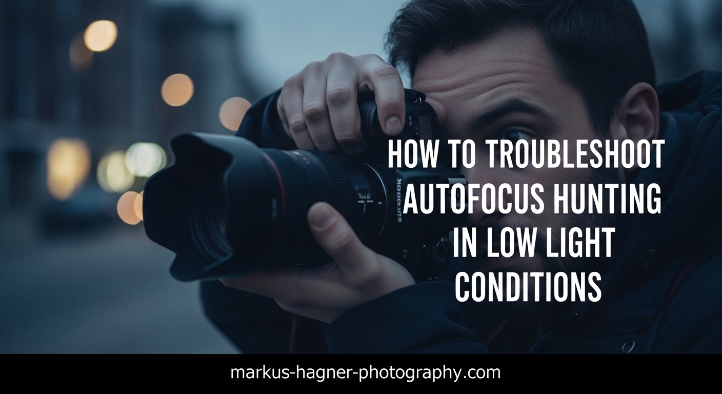 How to Troubleshoot Autofocus Hunting in Low Light Conditions
