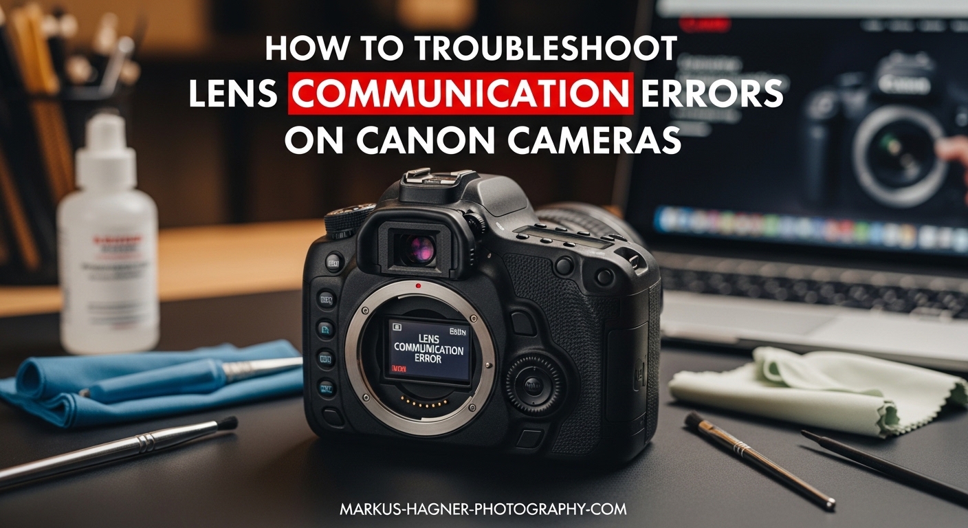 How to Troubleshoot Lens Communication Errors on Canon Cameras