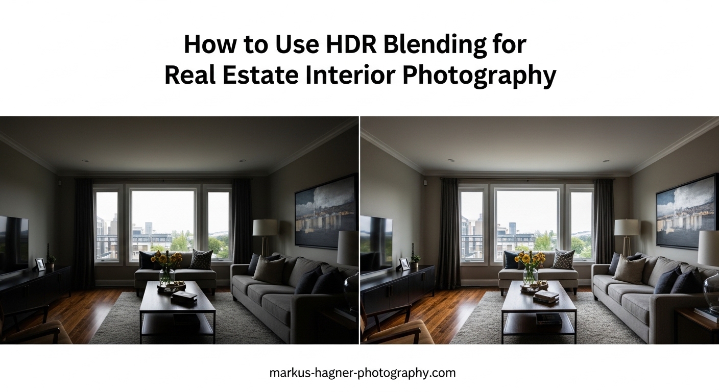 How to Use HDR Blending for Real Estate Interior Photography