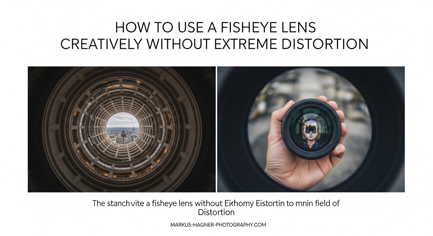 How to Use a Fisheye Lens Creatively Without Extreme Distortion