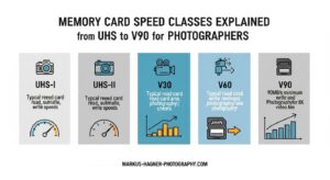 Memory Card Speed Classes Explained from UHS to V90 for Photographers