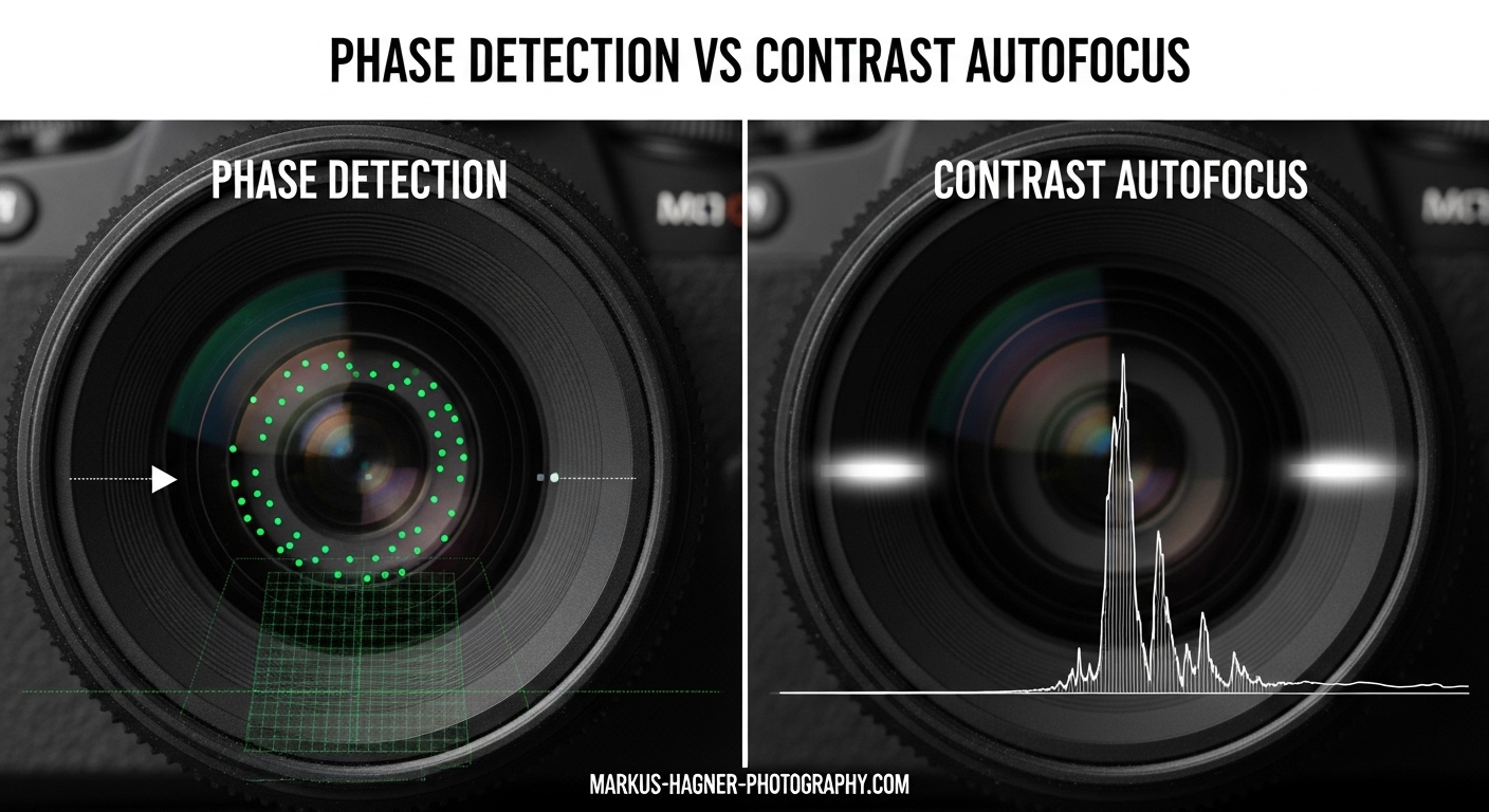 Phase Detection vs Contrast Autofocus