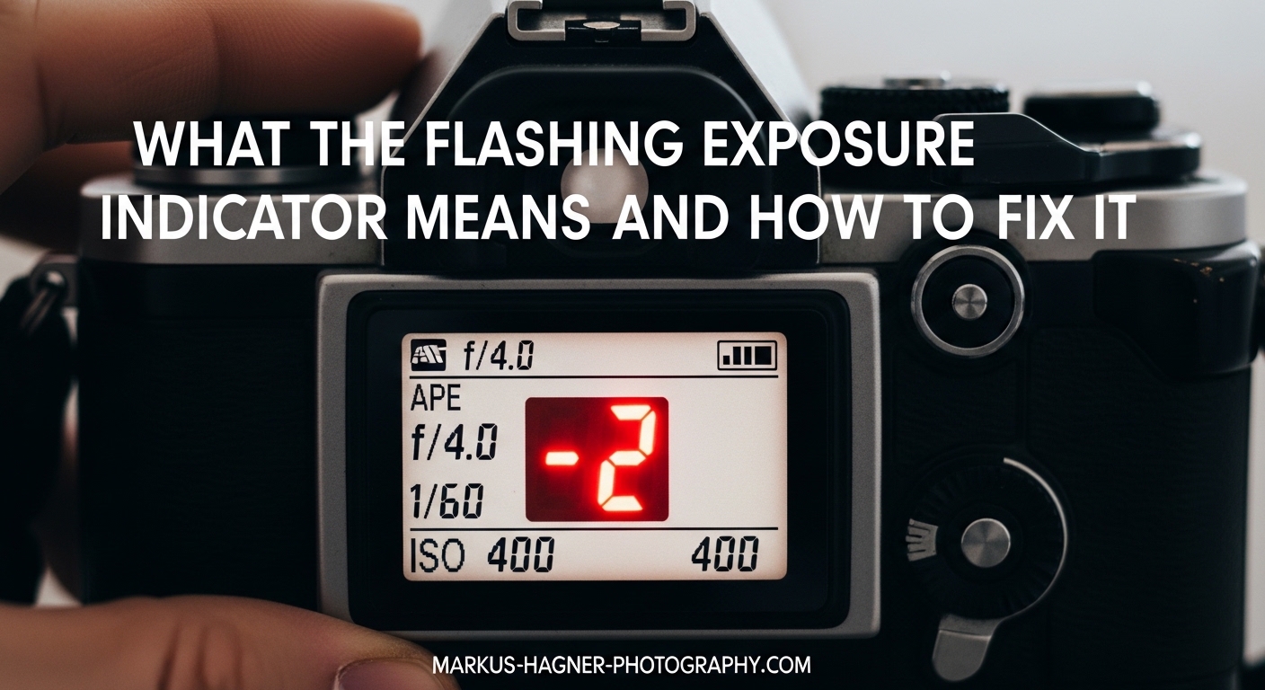 What the Flashing Exposure Indicator Means and How to Fix It