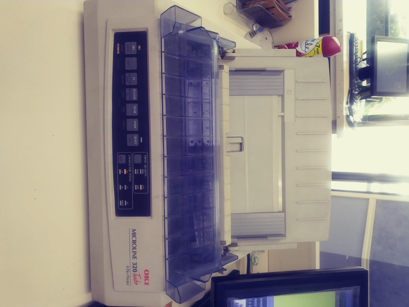 OKI MICROLINE 320 Turbo Mono Dot Matrix Printer (62411601) customer photo 1