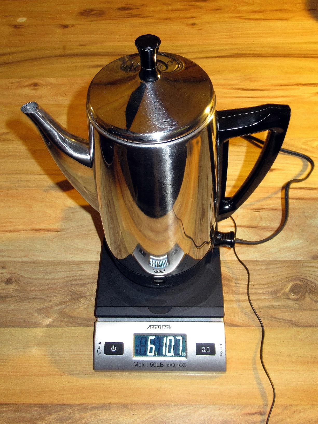 Presto 02811 Stainless Steel Electric Coffee Percolator - 12-Cups, Easy-Pour Spout, Stay-Cool Handle, Make 2-12 Cups customer photo 1