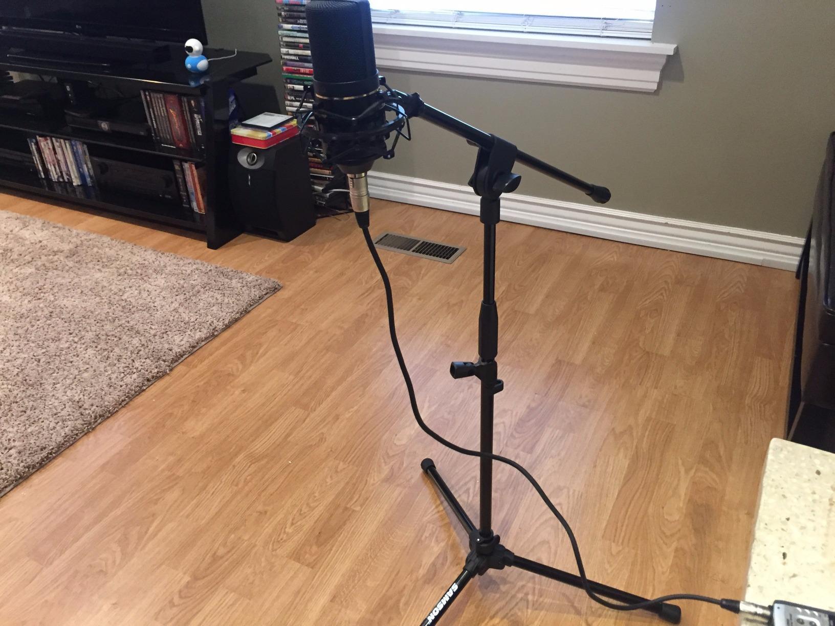 MXL 770 Condenser Microphone for Podcasting, Singing, Home Studio Recording, Gaming & Streaming | XLR | Large Diaphragm | Cardioid (Black) customer photo 2