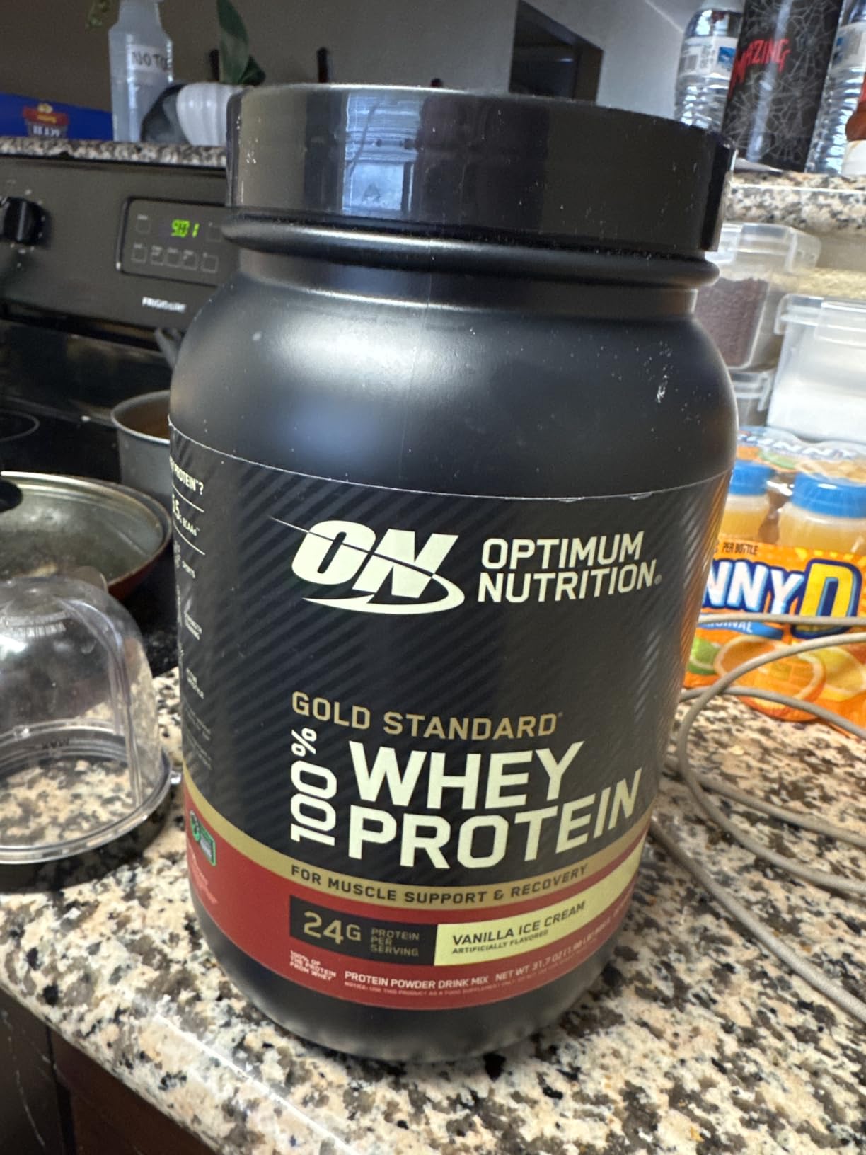 Optimum Nutrition Gold Standard 100% Whey Protein Powder, Vanilla Ice Cream, 5 Pound customer photo 2