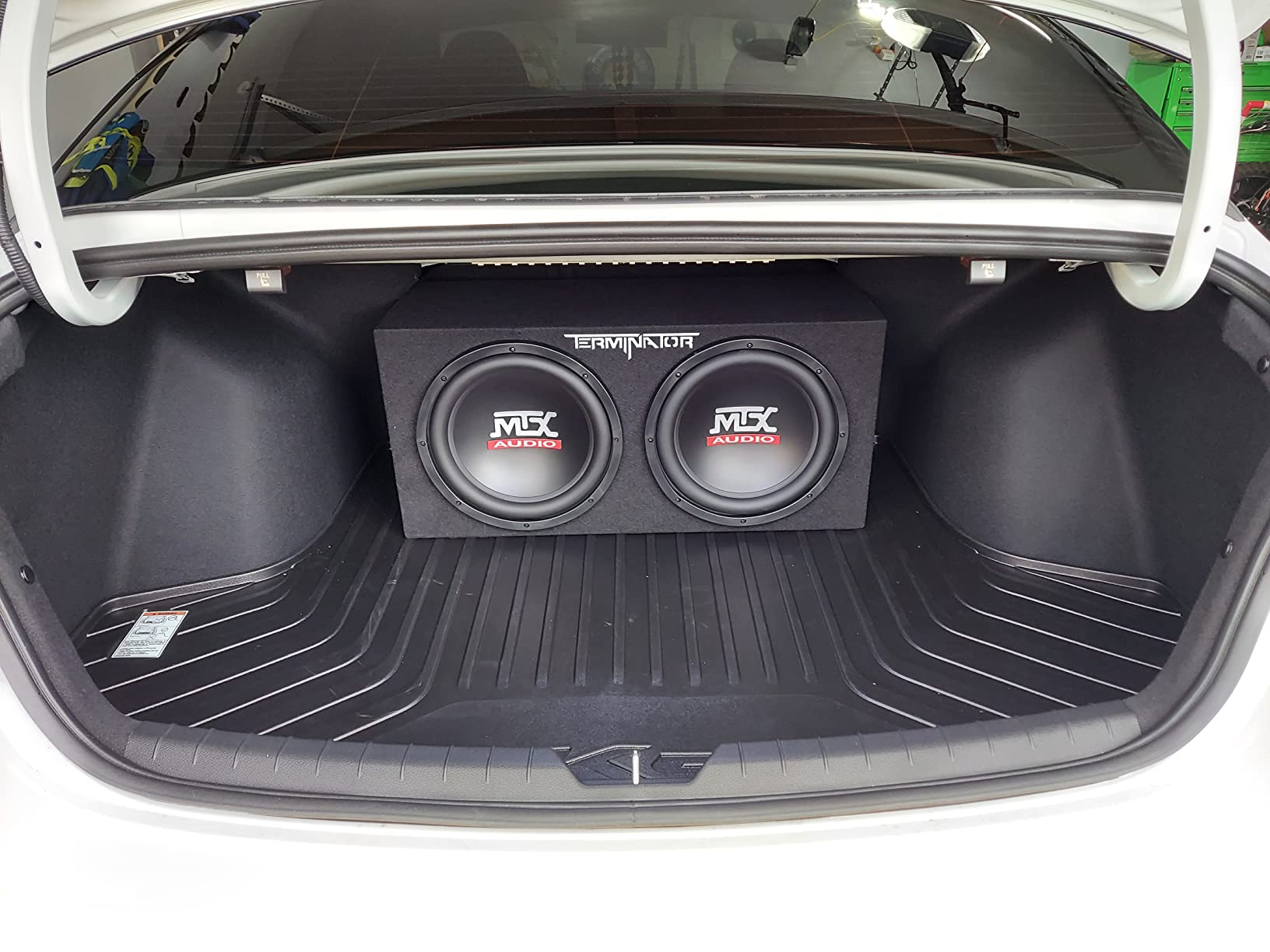 MTX Dual 12-Inch Subwoofers with Loaded Enclosure, 1200W Max Power, Terminator customer photo 1