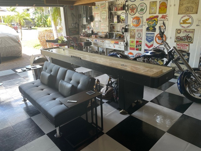 Playcraft Woodbridge Shuffleboard Table with Storage Cabinet (Made in USA) customer photo 1