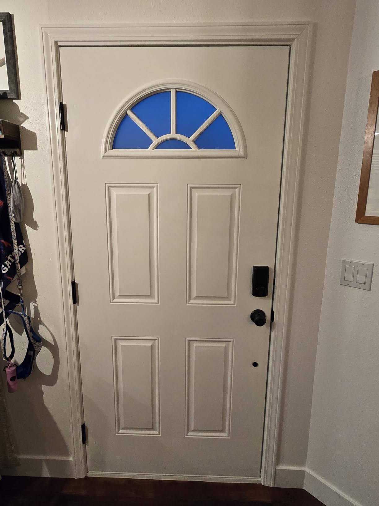 Schlage FE285 CAM 716 GEO Camelot Front Entry Handleset with Georgian Knob, Lower Half Grip, Aged Bronze customer photo 2