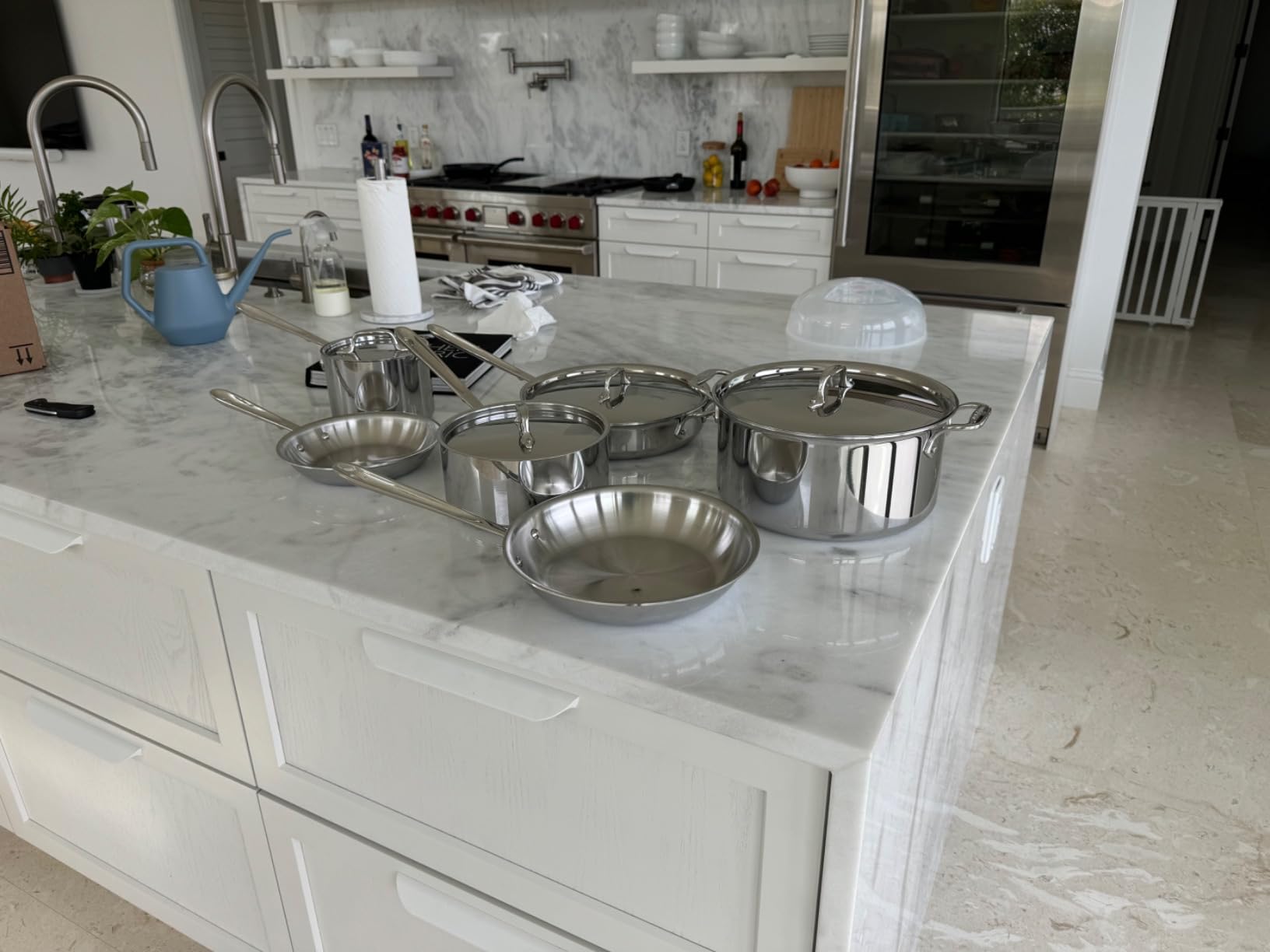 All-Clad D3 Stainless Steel 10 Piece Cookware Set, Made in USA, Professional Grade, Oven Safe & Induction Compatible customer photo 2