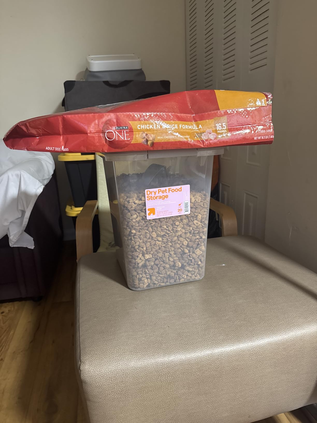Purina ONE Chicken and Rice Formula Dry Dog Food - 16.5 lb. Bag customer photo 2