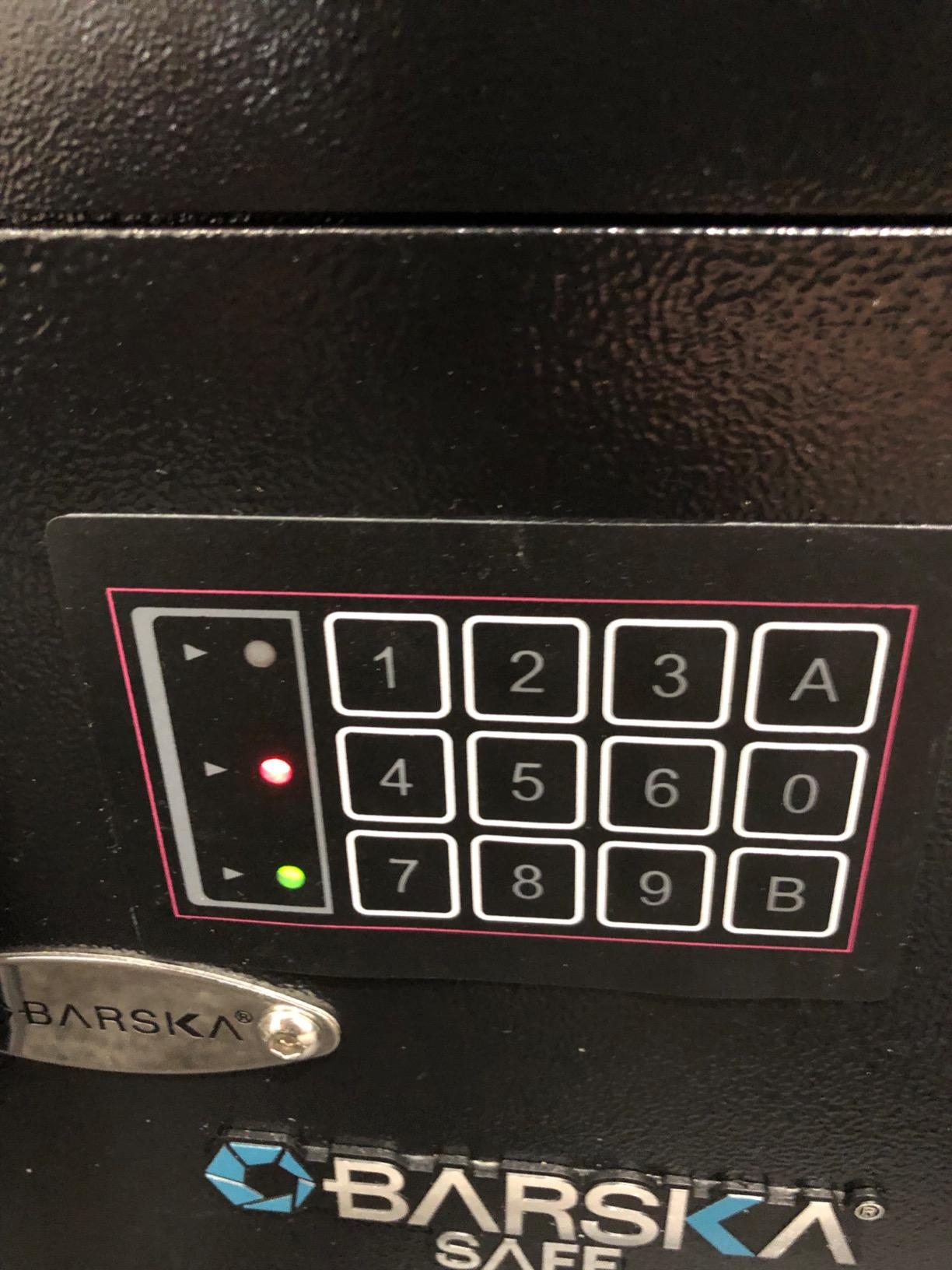 Barska Digital Depository Safe - 0.57 Cu. Ft Front-Load Drop Box for Cash, Money & Mail, Multi-User PIN Code Lock, Steel Construction, Anti-Pry Hinges, Backup Keys, Ideal for Business or Office customer photo 2
