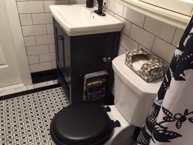 KOHLER K-3987-0 Wellworth Two-Piece Round-Front Dual-Flush Toilet with Class Five Flush System and Left-Hand Trip Lever, White customer photo 1