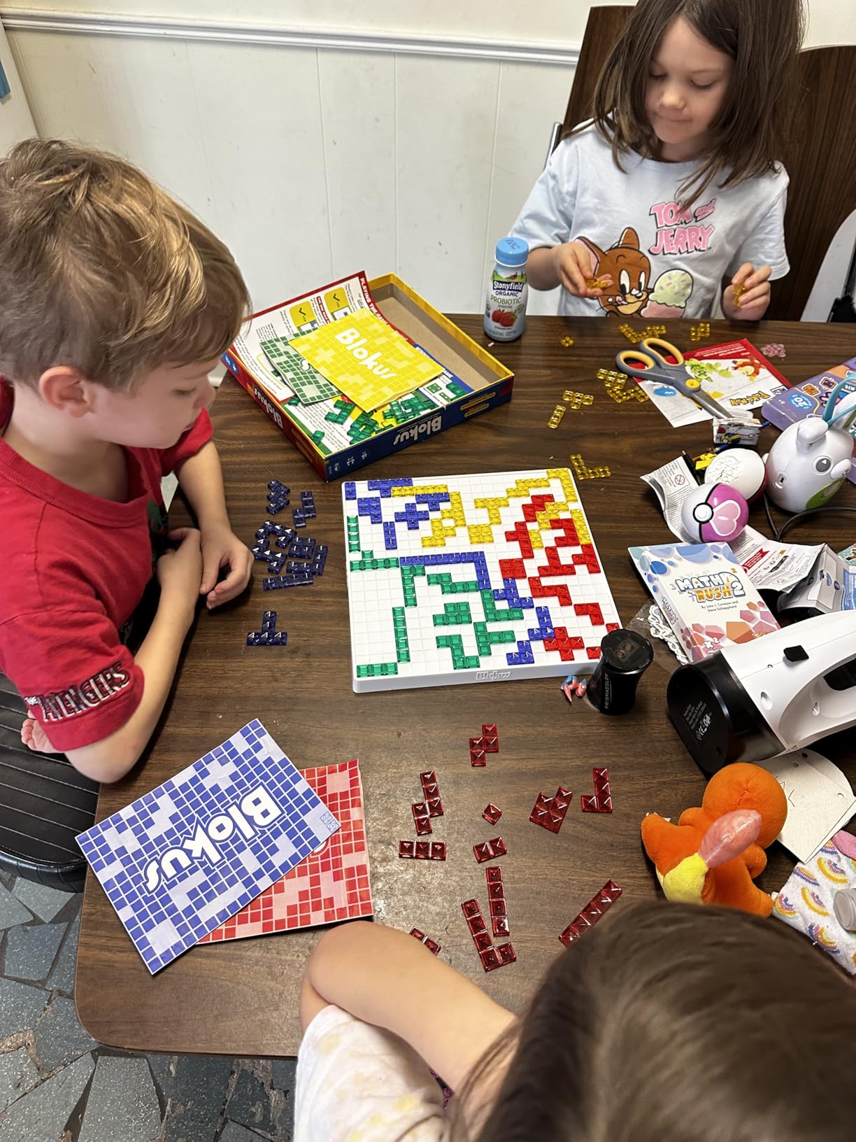 Mattel Games Blokus Strategy Board Game for Kids & Families with Color Blind Accessible Pieces & Just One Rule customer photo 1
