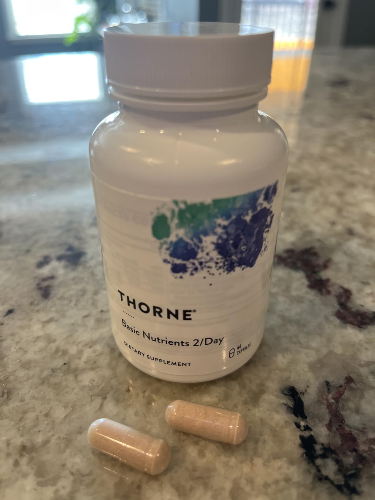 THORNE - Basic Nutrients 2/Day - Comprehensive Daily Multi-Vitamin with Optimal Bioavailability - Vitamin & Mineral Formula - Third-Party Certified - Gluten, Dairy & Soy-Free - 60 Capsules customer photo 2