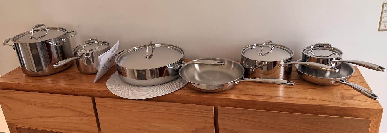 Tramontina Signature Tri-Ply Clad Stainless Steel 12-Piece Cookware Set with Lids, Induction-Ready, Dishwasher-Safe customer photo 1