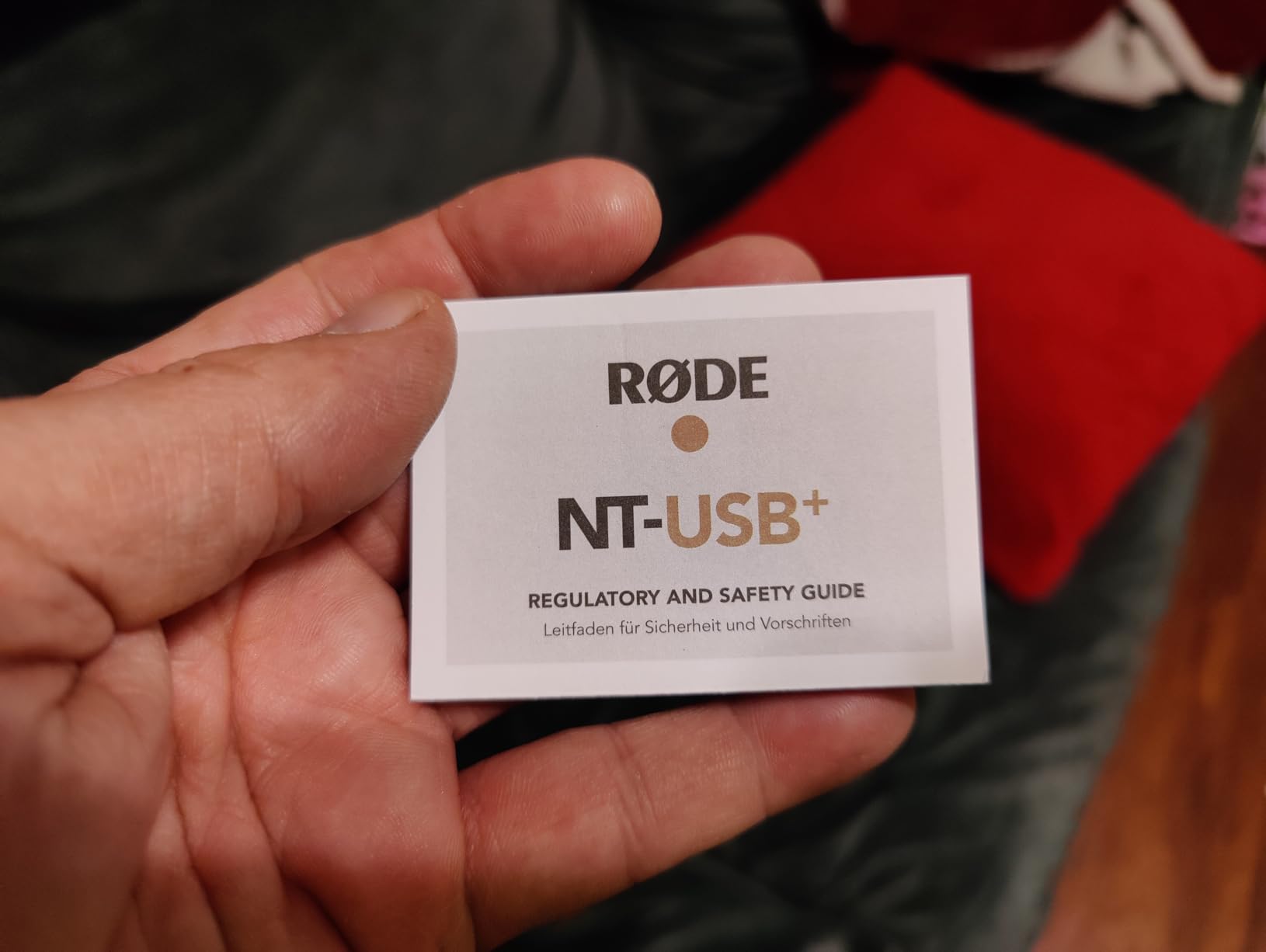 RODE NT-USB+ Professional-Grade USB Condenser Microphone For Recording Studio Quality Audio Directly To A Computer Or Mobile Device, Black customer photo 1