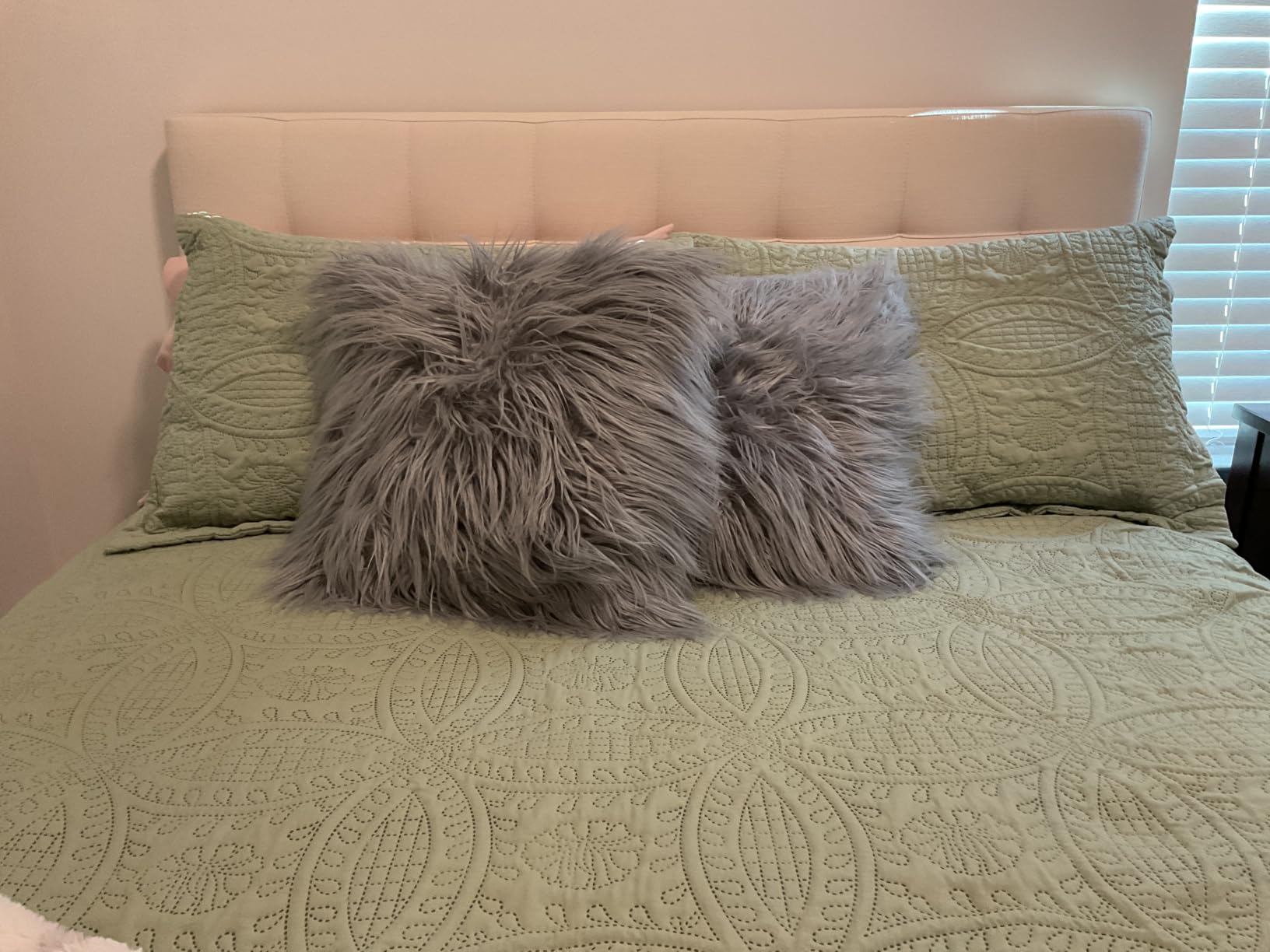 Modway Lily Tufted Linen Fabric Upholstered Queen Headboard in Ivory customer photo 1