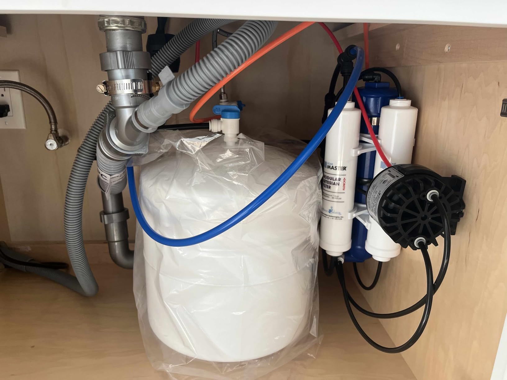Home Master TMAFC-ERP Artesian Full Contact Reverse Osmosis System, 7-Stages, Patented 2-Pass Alkaline Remineralization, Fast 4.5s Fill Rate, 1:1 Waste Ratio, 8.5 Catalytic Carbon, 5-Yr Limited Parts customer photo 2