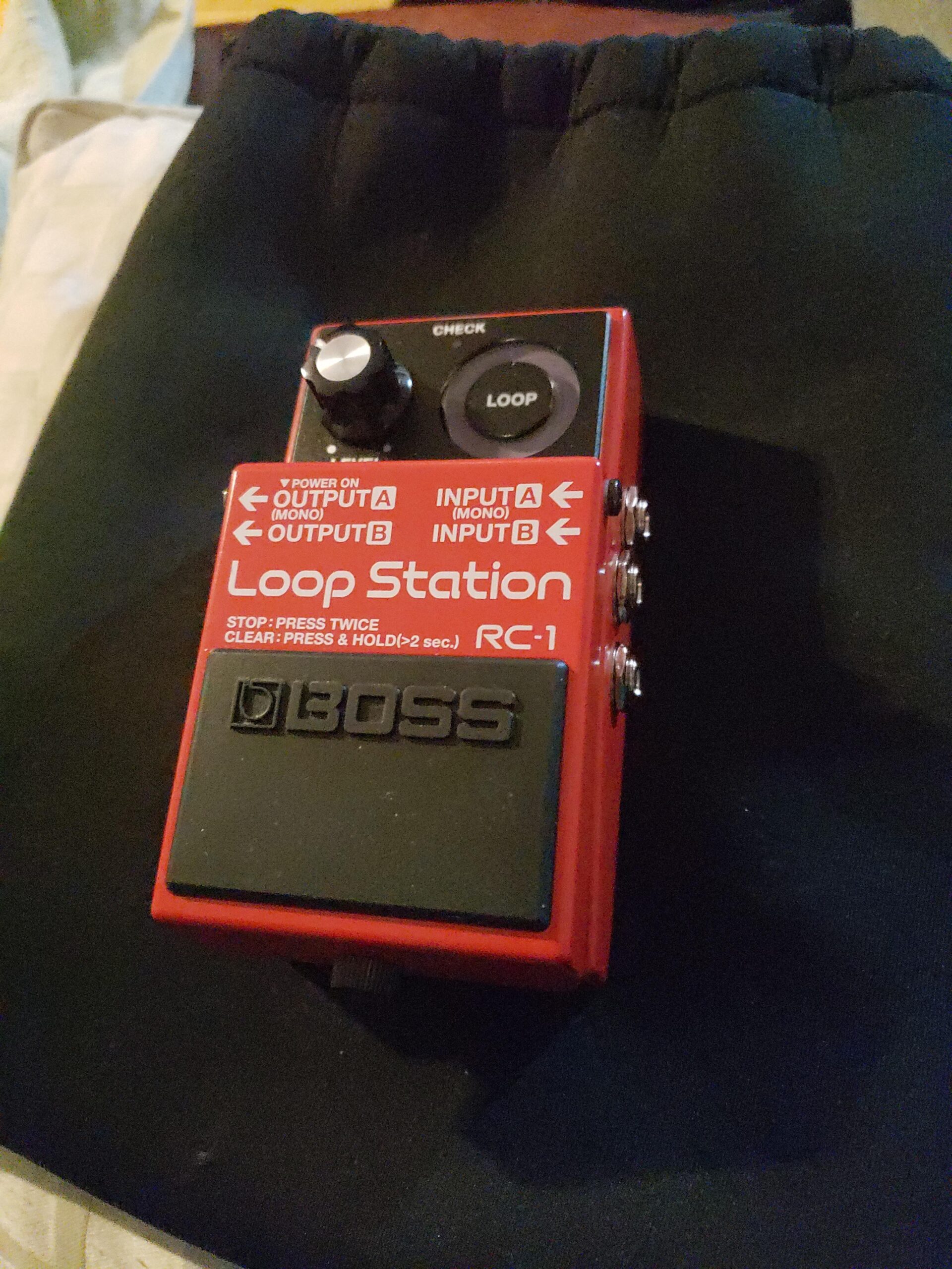 BOSS RC-1 Loop Station Pedal | Industry Standard Simple Looper for Guitar, Bass, Keyboards & More | 24-Segment LED Indicator | 12 Minutes of Record Time customer photo 2