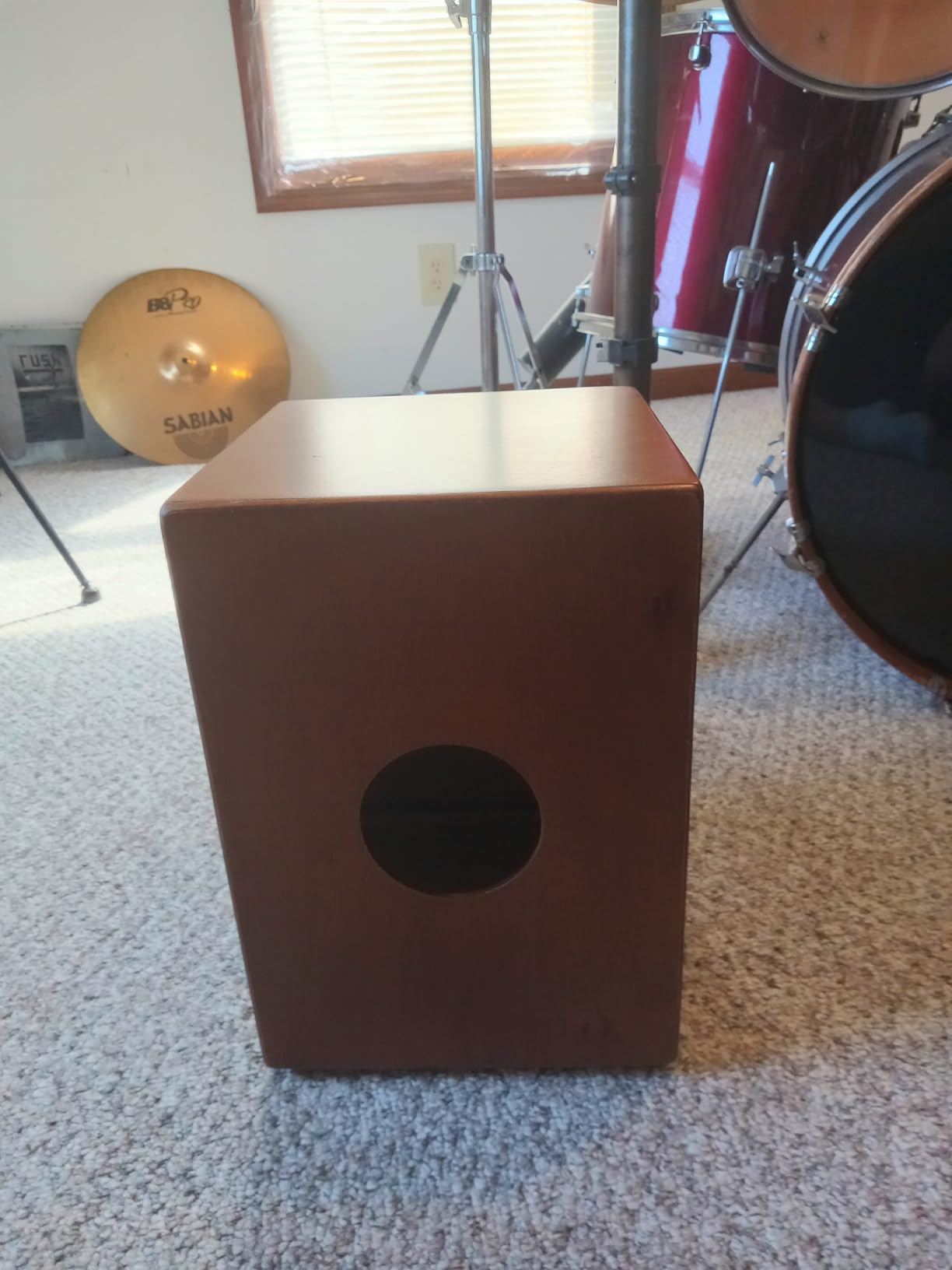 Meinl Percussion Snare Cajon Drum - MADE IN EUROPE - Compact Sit-On Box Drum with Snare & Bass Tone, Baltic Birch Wood, Compact Size, Rear Sound Port, Silicone Feet - For All Skill Levels and Settings customer photo 2
