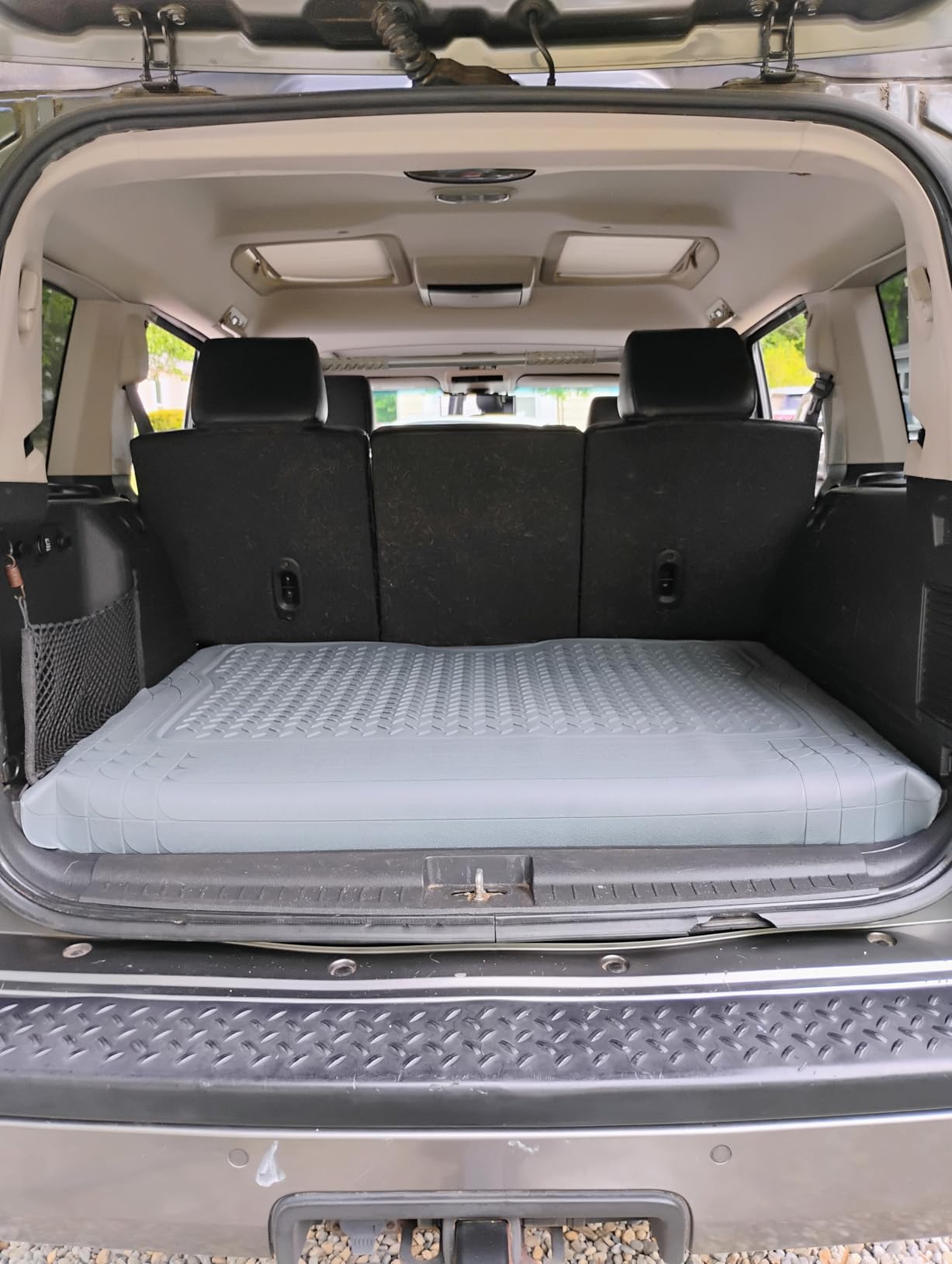 Heavy Duty Cargo Liner Floor Mat - All Weather Trunk Protection, Trimmable to Fit & Durable HD Rubber Protection for Car SUV Sedan Auto customer photo 1