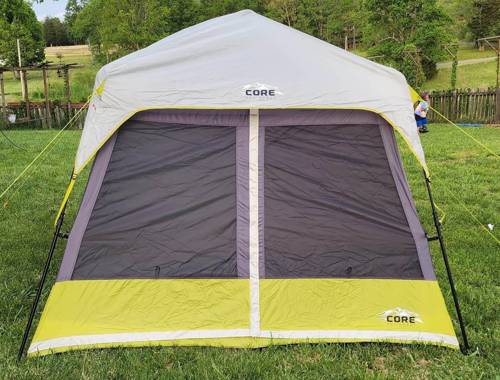 Core 9 Person Instant Cabin Tent - 14' x 9', Green customer photo 1