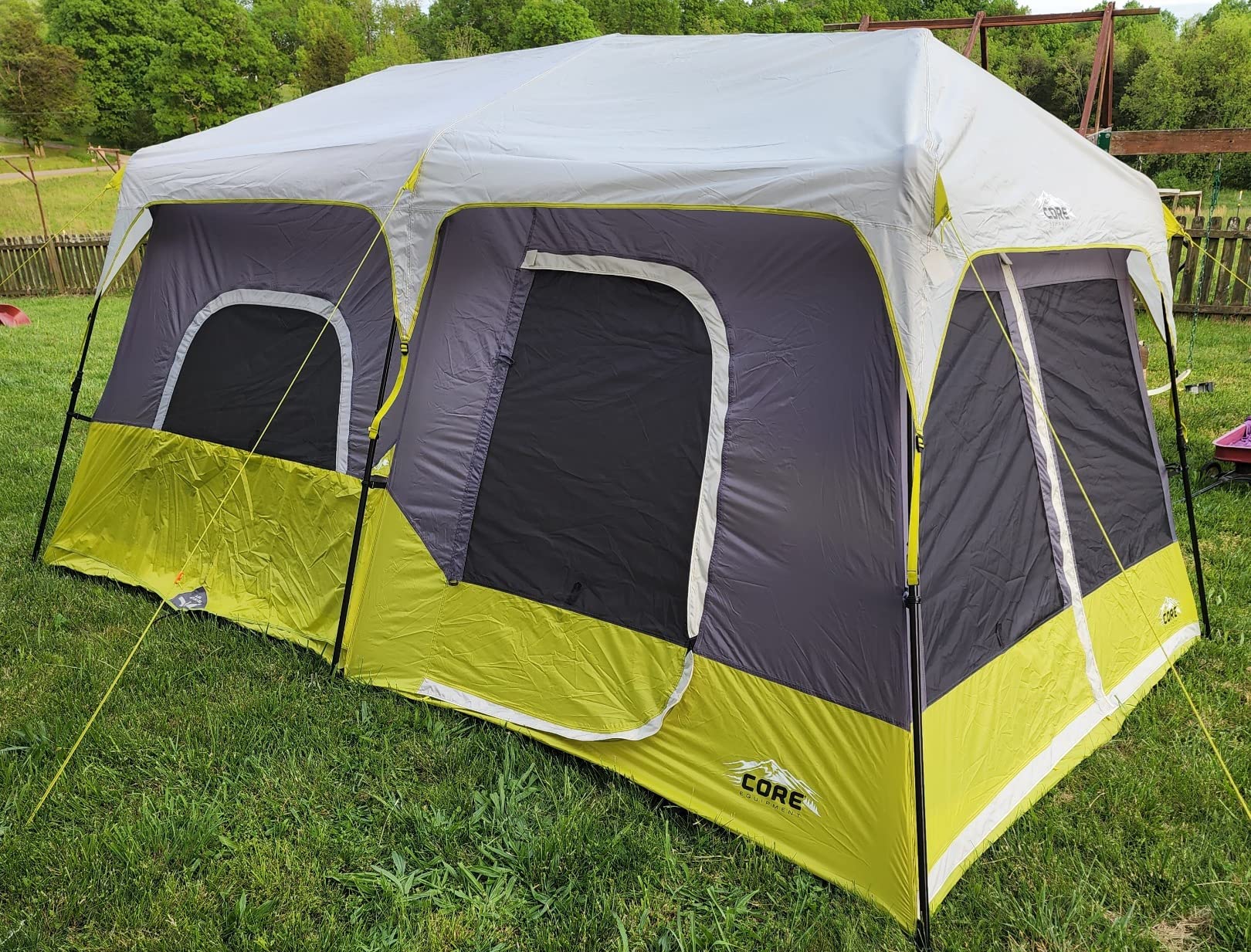 Core 9 Person Instant Cabin Tent - 14' x 9', Green customer photo 2