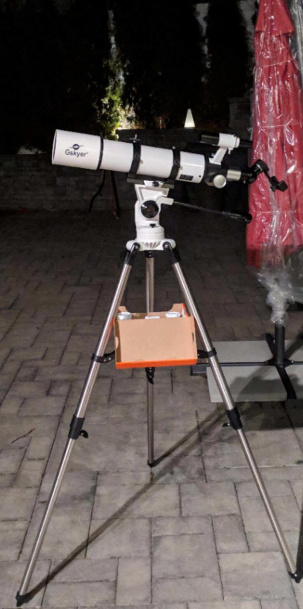 Gskyer 600x90mm AZ Astronomical Refractor Telescope customer photo 2