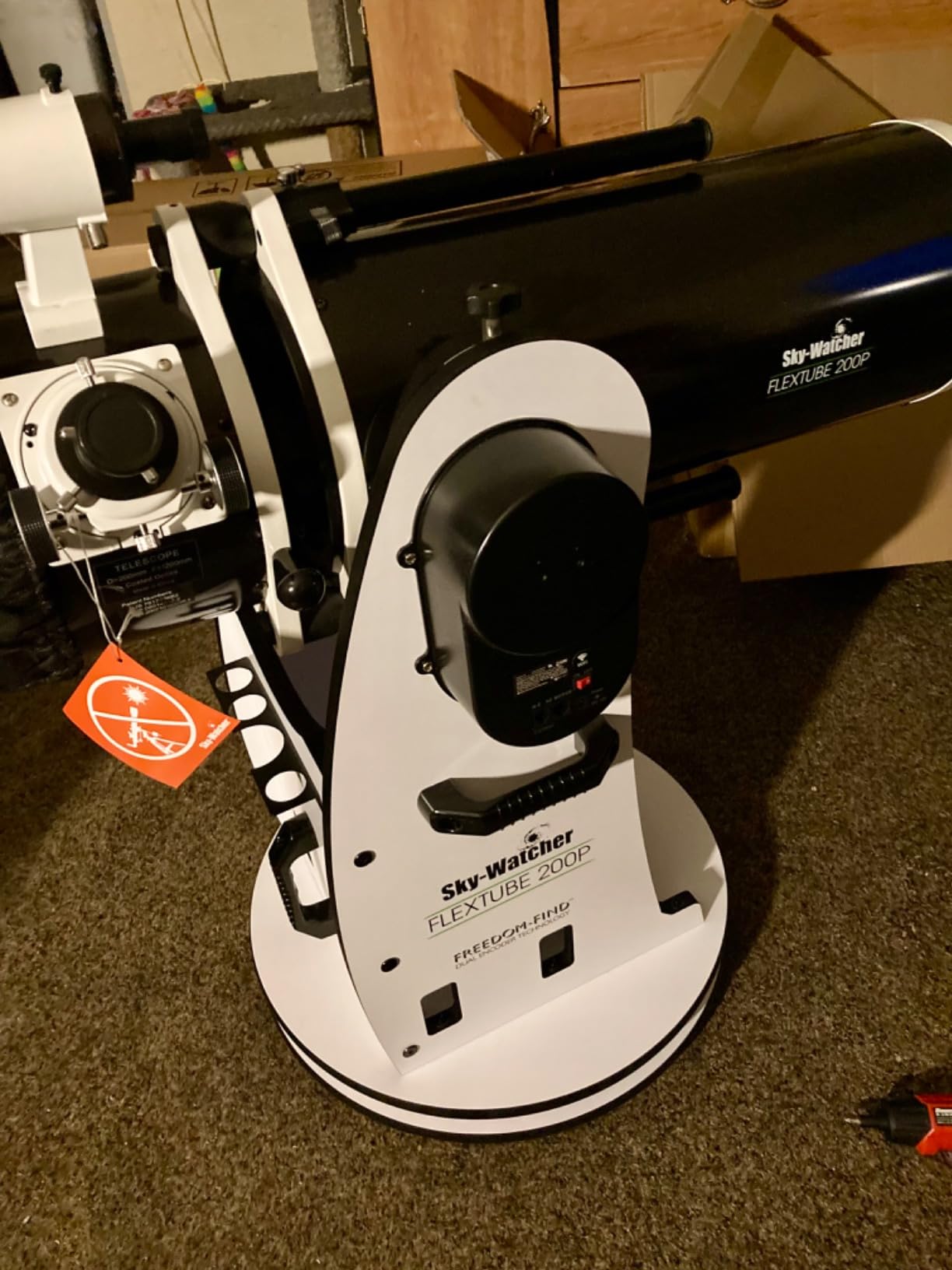 Sky-Watcher Flextube 250 SynScan Dobsonian 10-inch Collapsible Computerized GoTo Large Aperture Telescope customer photo 1