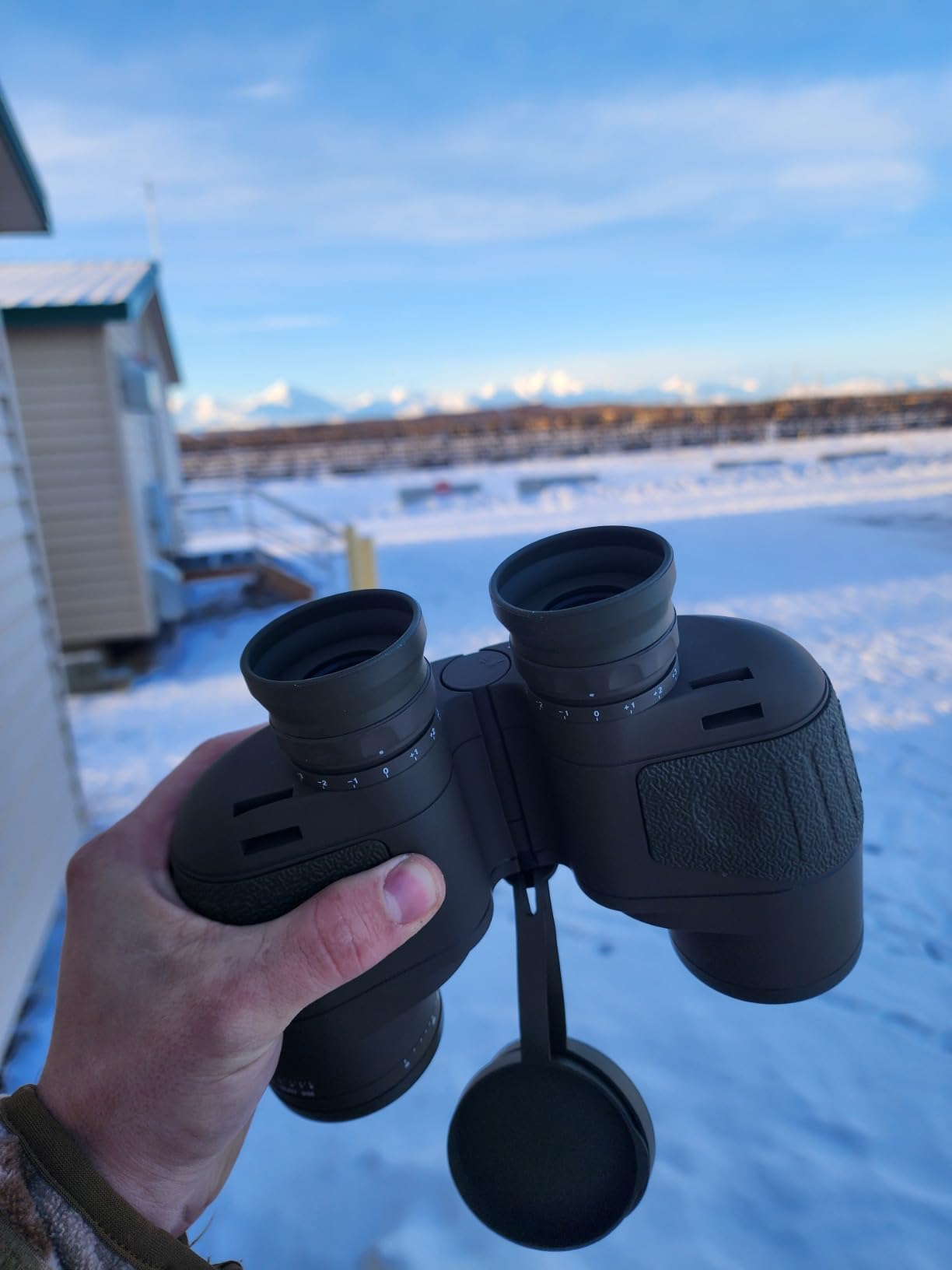 USCAMEL 10X50 Marine Binoculars for Adults with Rangefinder Compass, Waterproof Marine Binoculars for Sailing Boating Fishing customer photo 1