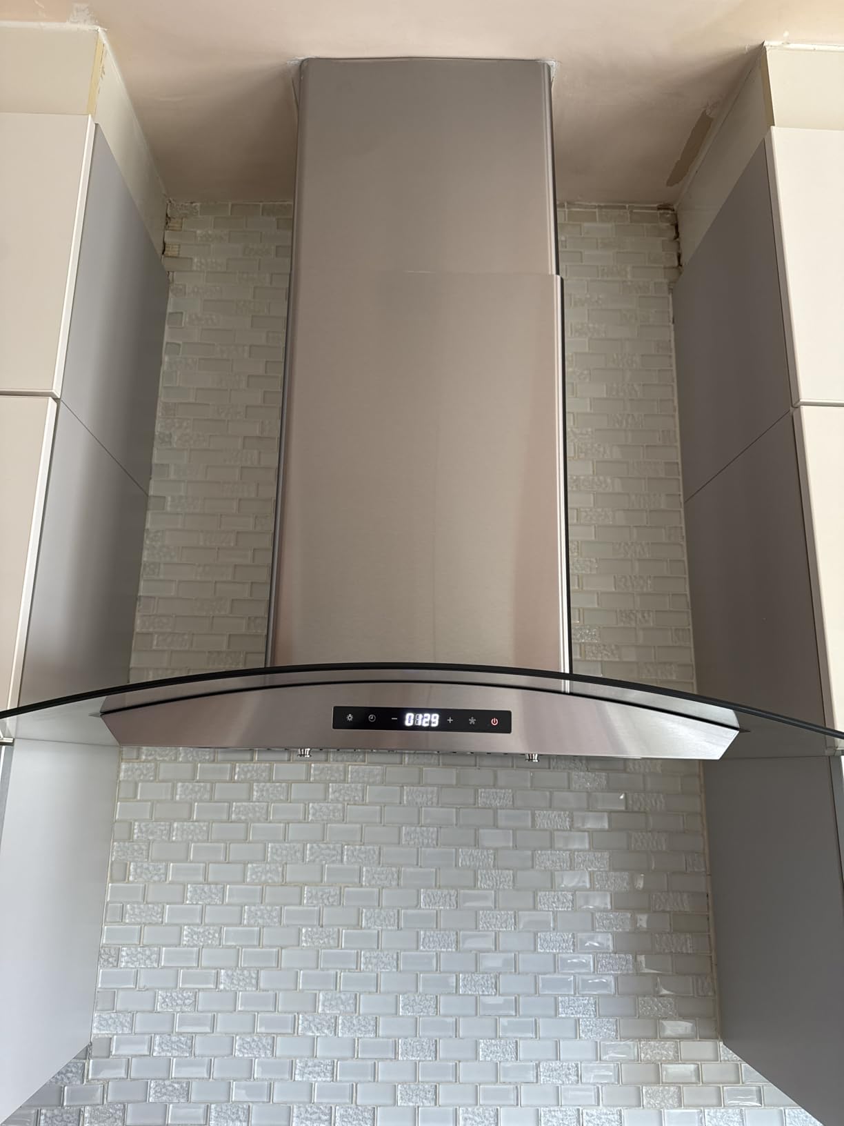 COSMO COS-668AS750 30 in. Vista Collection 380 CFM Ducted Wall Mount Range Hood, Touch Controls, LED Lights, Stainless Steel customer photo 2