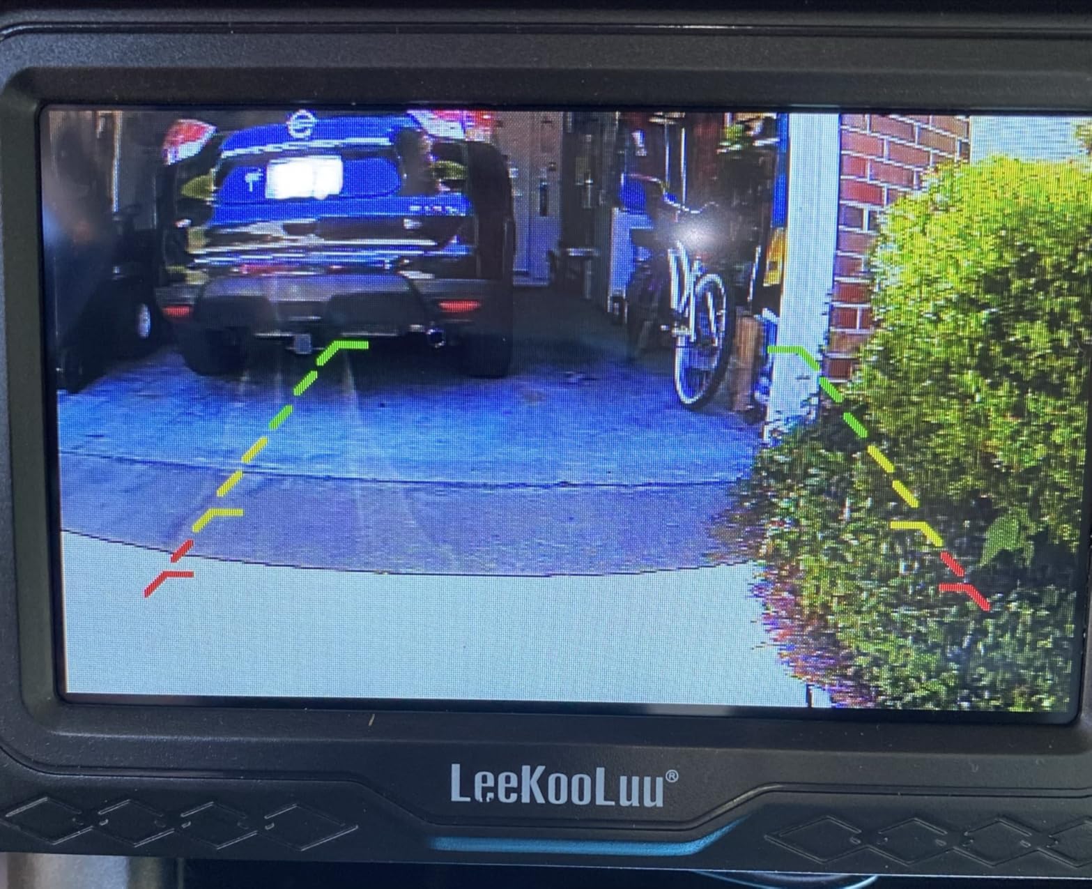 HD 1080P Backup Camera Plug & Play: Easy to Install in 15 Minutes Starlight Night Vision for Backing Up Safely in the Dark - Real-time Image Zero lag Rear View Camera with Monitor for Cars Trucks SUVs customer photo 1