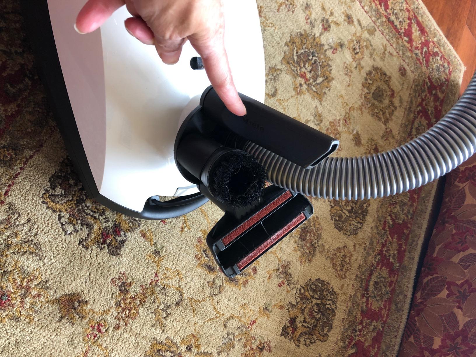 Classic C1 Cat & Dog Bagged Canister Vacuum, Lotus White - Pet Hair, Portable customer photo 2