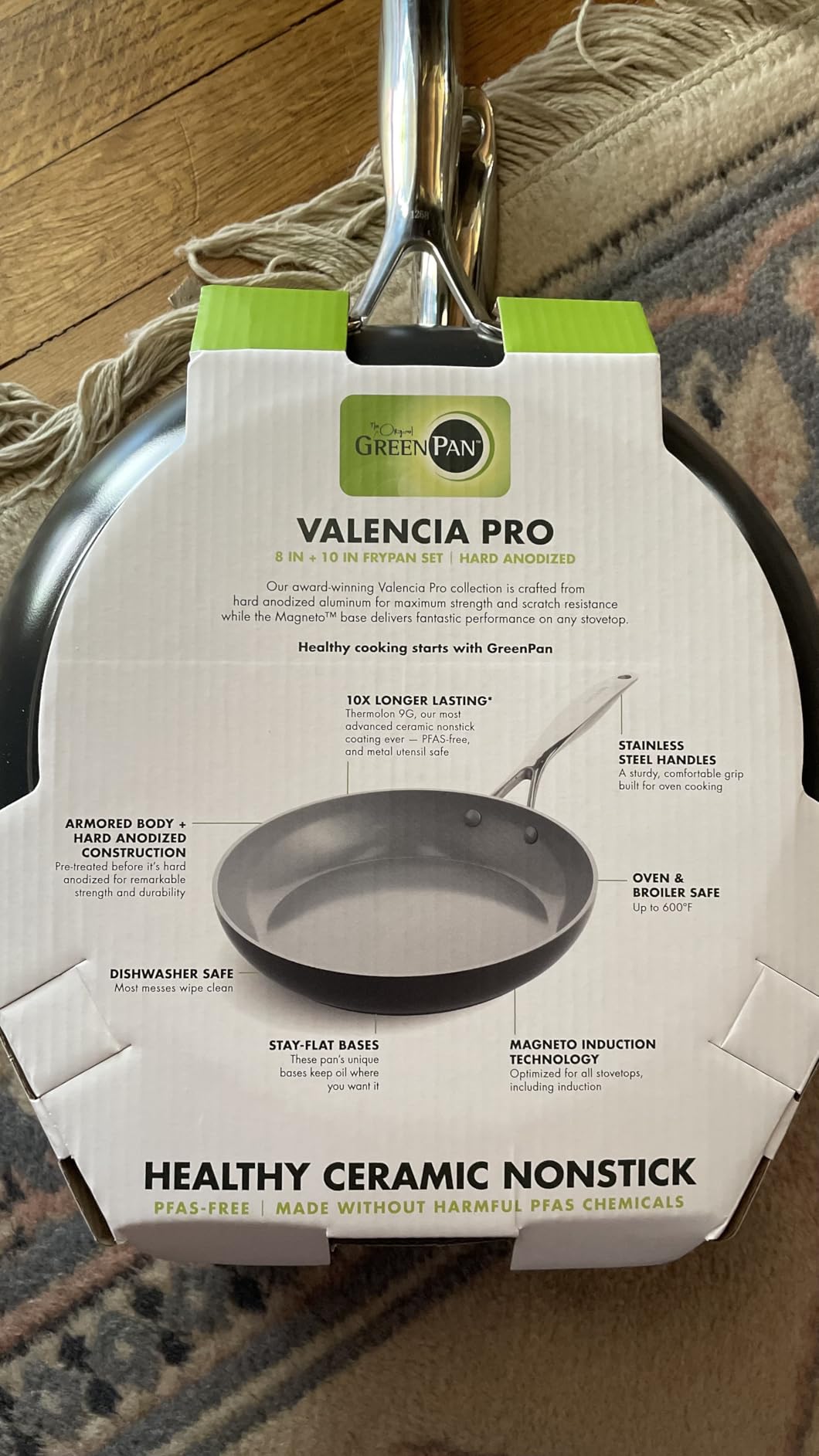 GreenPan Valencia Pro Hard Anodized Healthy Ceramic Nonstick 10