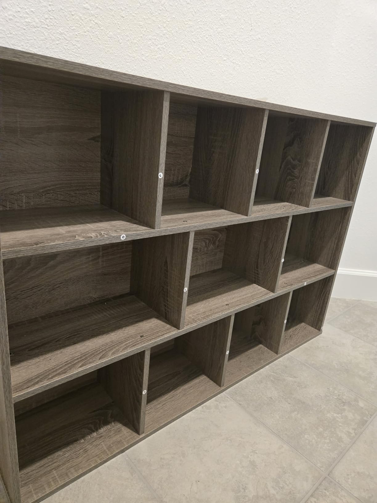 Furinno LUDER Book Shelf, 5-Cube Bookshelf, Reversible Bookcase, Easy Assembly, White customer photo 2