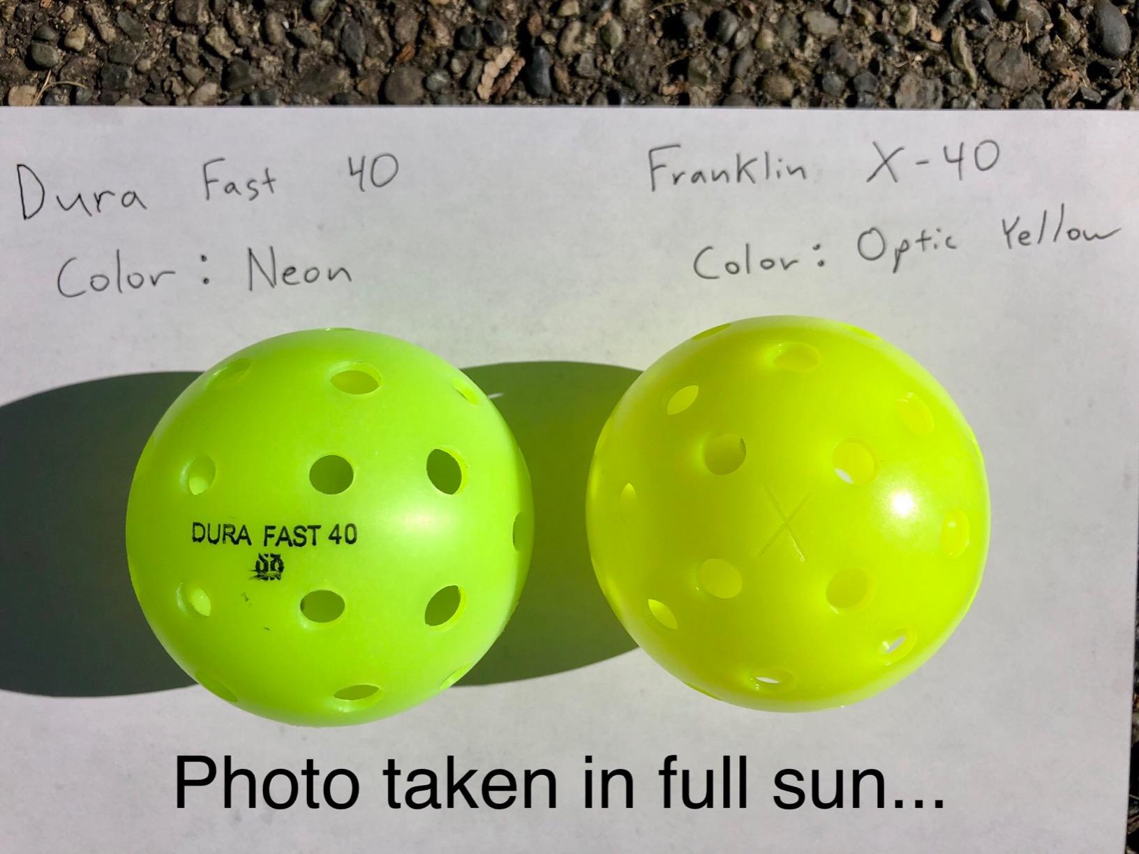 Franklin Sports X-40 Outdoor Pickleballs - Official Ball of USA Pickleball, APP Tour + US Open - Regulation Size customer photo 1