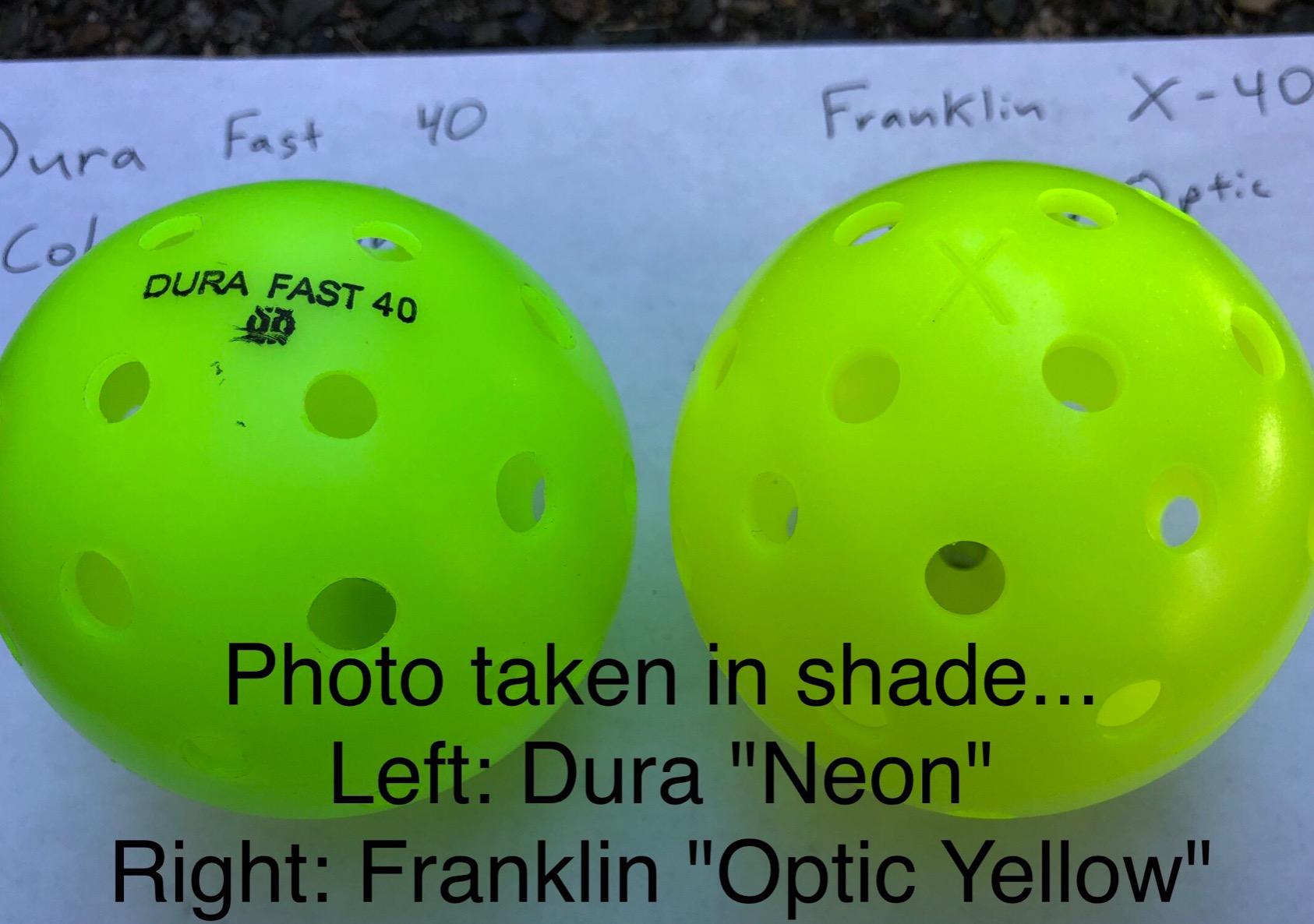 Franklin Sports X-40 Outdoor Pickleballs - Official Ball of USA Pickleball, APP Tour + US Open - Regulation Size customer photo 2
