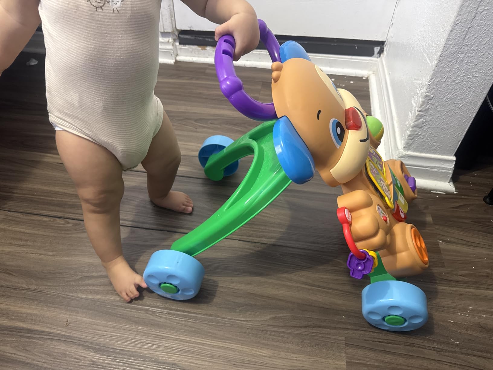 Fisher-Price Baby Toy Laugh & Learn Smart Stages Puppy Walker with Educational Music Lights & Activities for Infants Ages 6+ Months customer photo 2