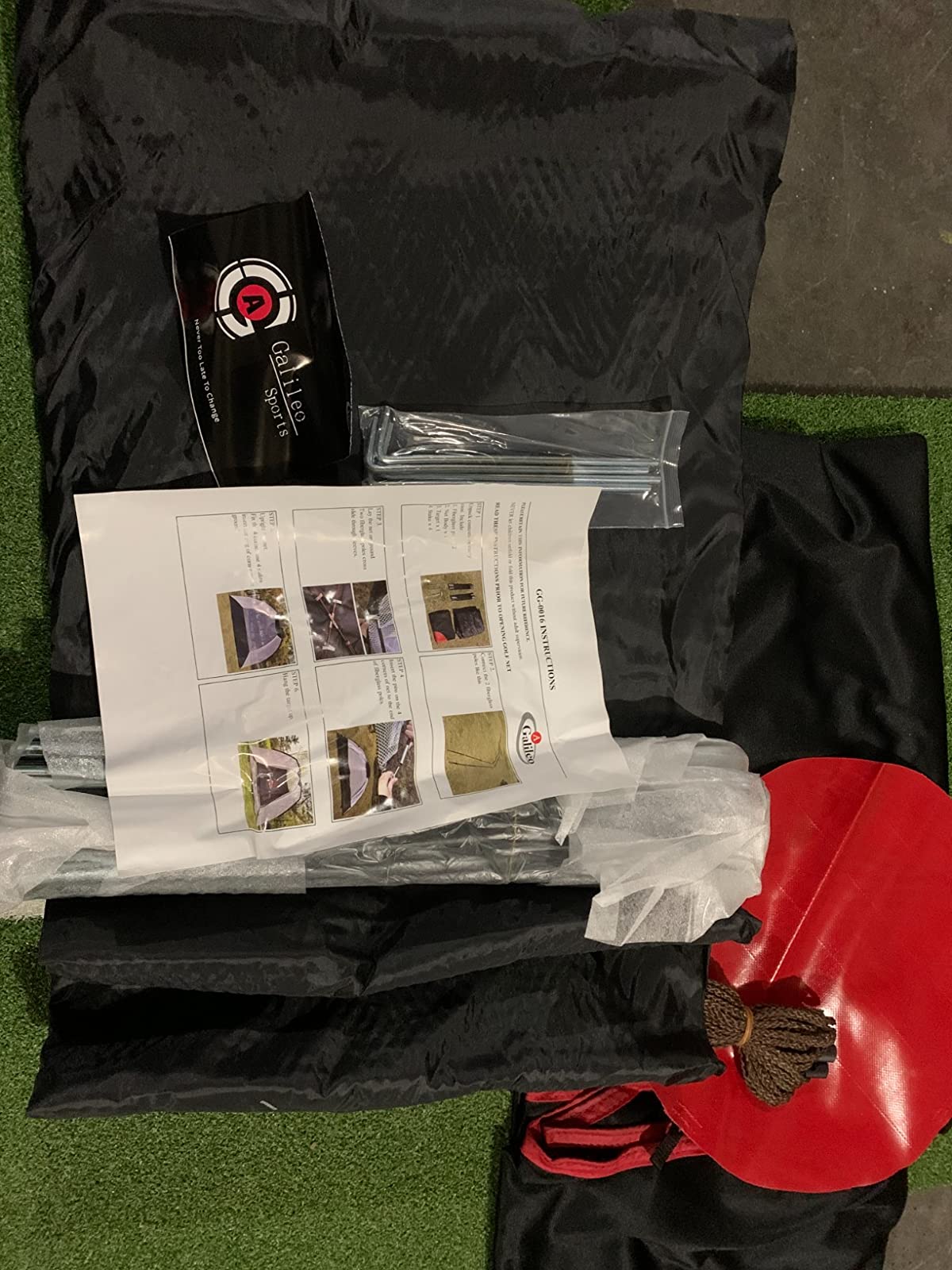 Gagalileo Golf Hitting Net Backyard Driving: 10x7FT Professional Backstop with Silent Velvet Target Portable Practice for Men Dad Complete Sport Set Gift customer photo 1
