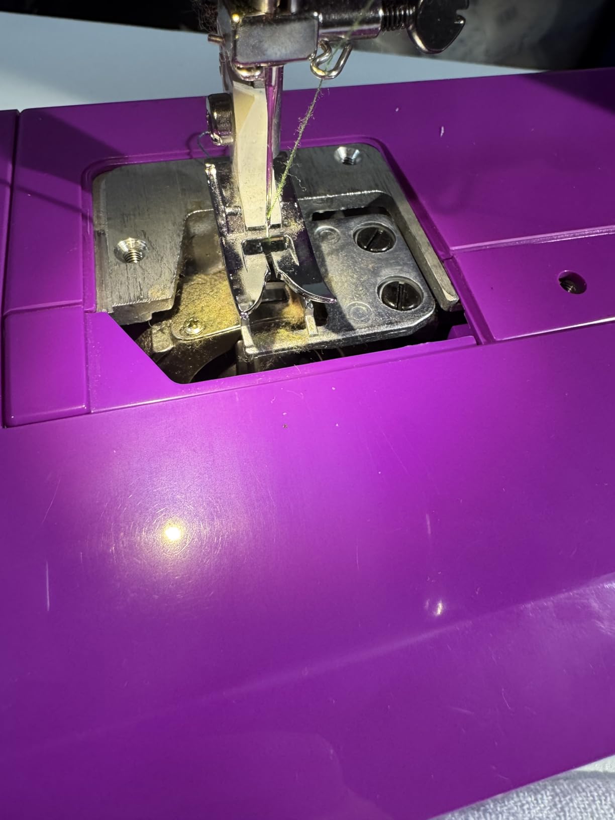 Janome Blue Couture Easy-to-Use Sewing Machine with Interior Metal Frame, Bobbin Diagram, Tutorial Videos, Made with Beginners in Mind! customer photo 1