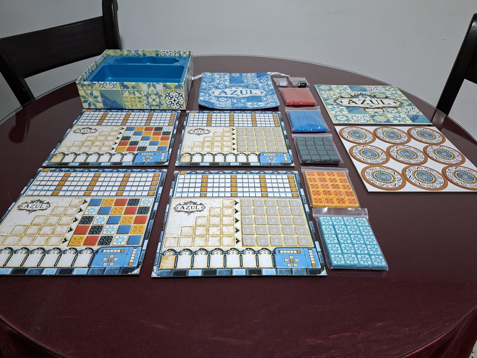 Azul Board Game - Award-Winning Tile-Placement Strategy with Beautiful Mosaic Art for Adults & Families, Family Fun for Adults, 2-4 Players Ages 8+, 30-45 Minute Playtime customer photo 2