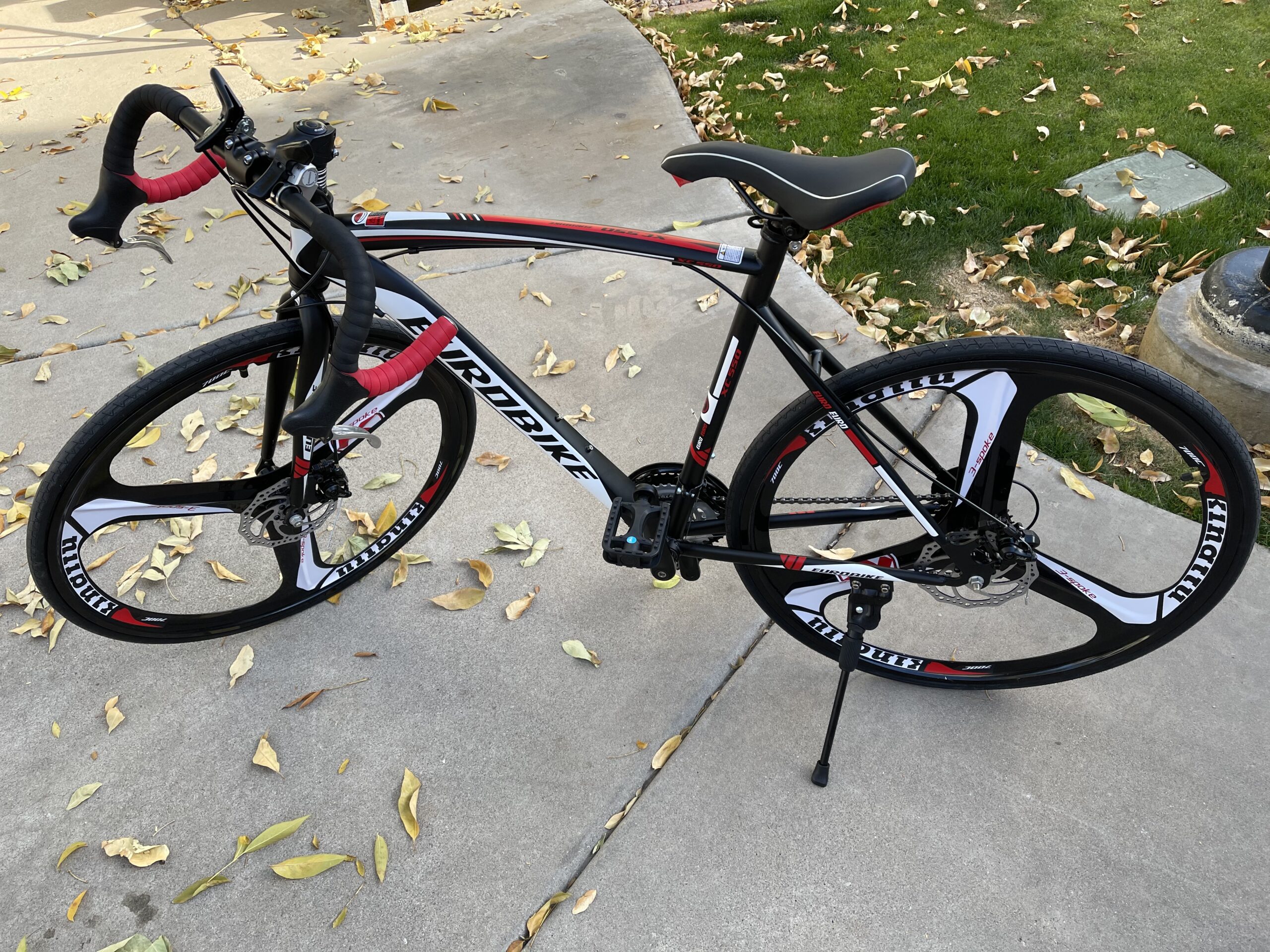 EUROBIKE Bikes EURXC550 21 Speed Road Bike 700C Wheels Road Bicycle Dual Disc Brake Bicycles customer photo 2