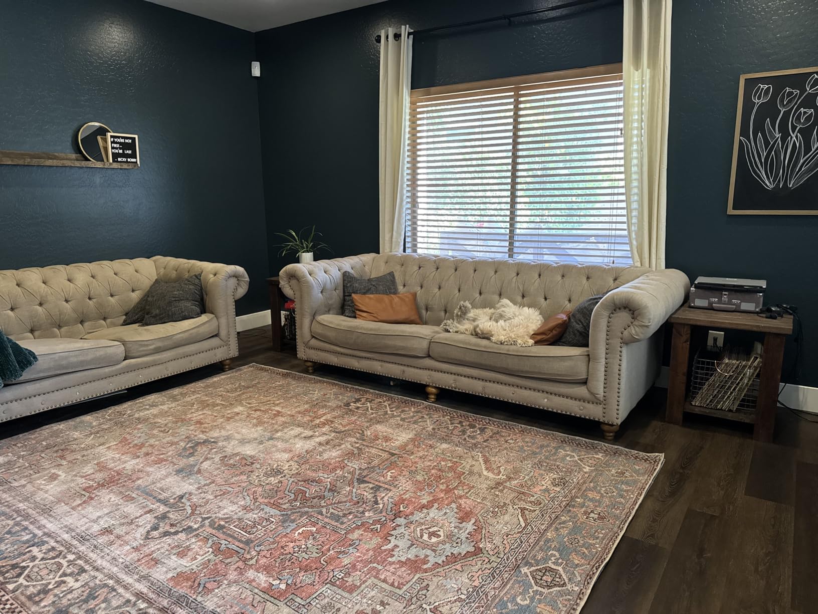 Loloi Loren Collection LQ-15 Terracotta/Sky Area Rug customer photo 1