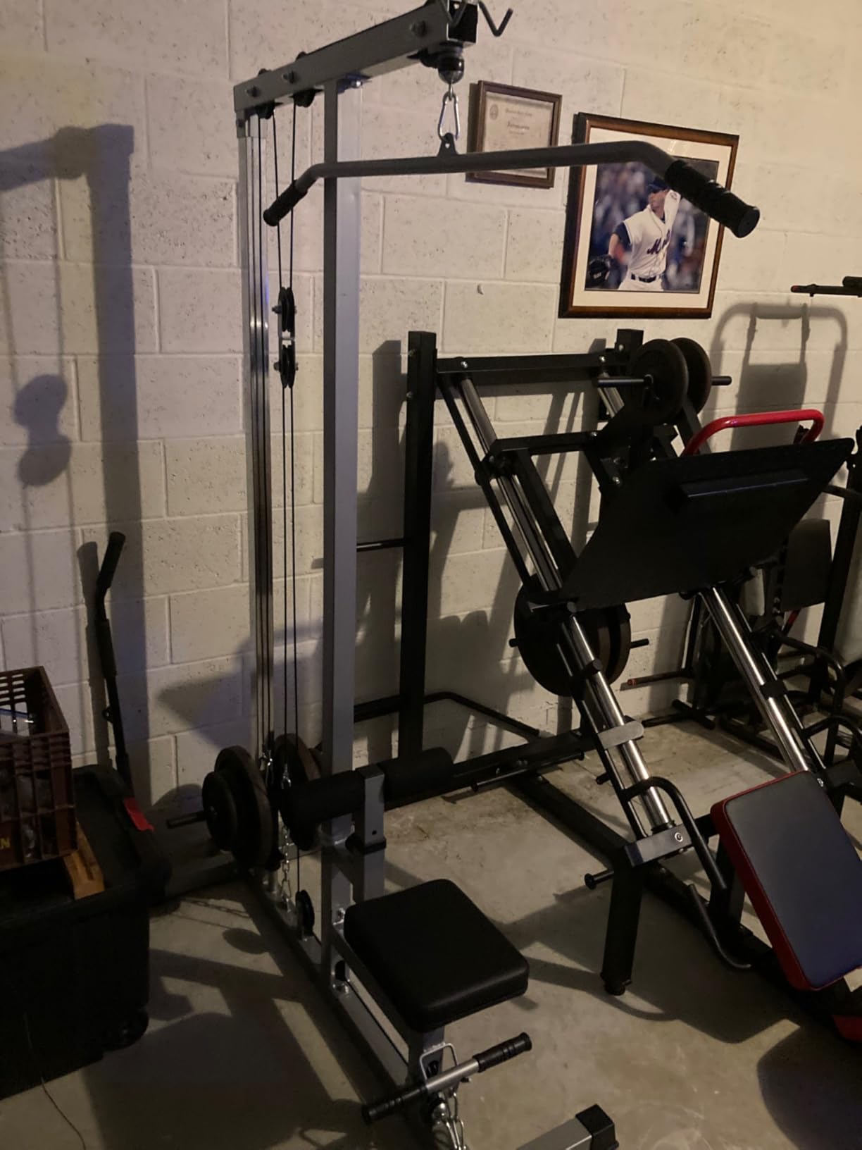GDLF LAT Pull Down Machine, Low Row Cable Machine for Home Gym customer photo 2
