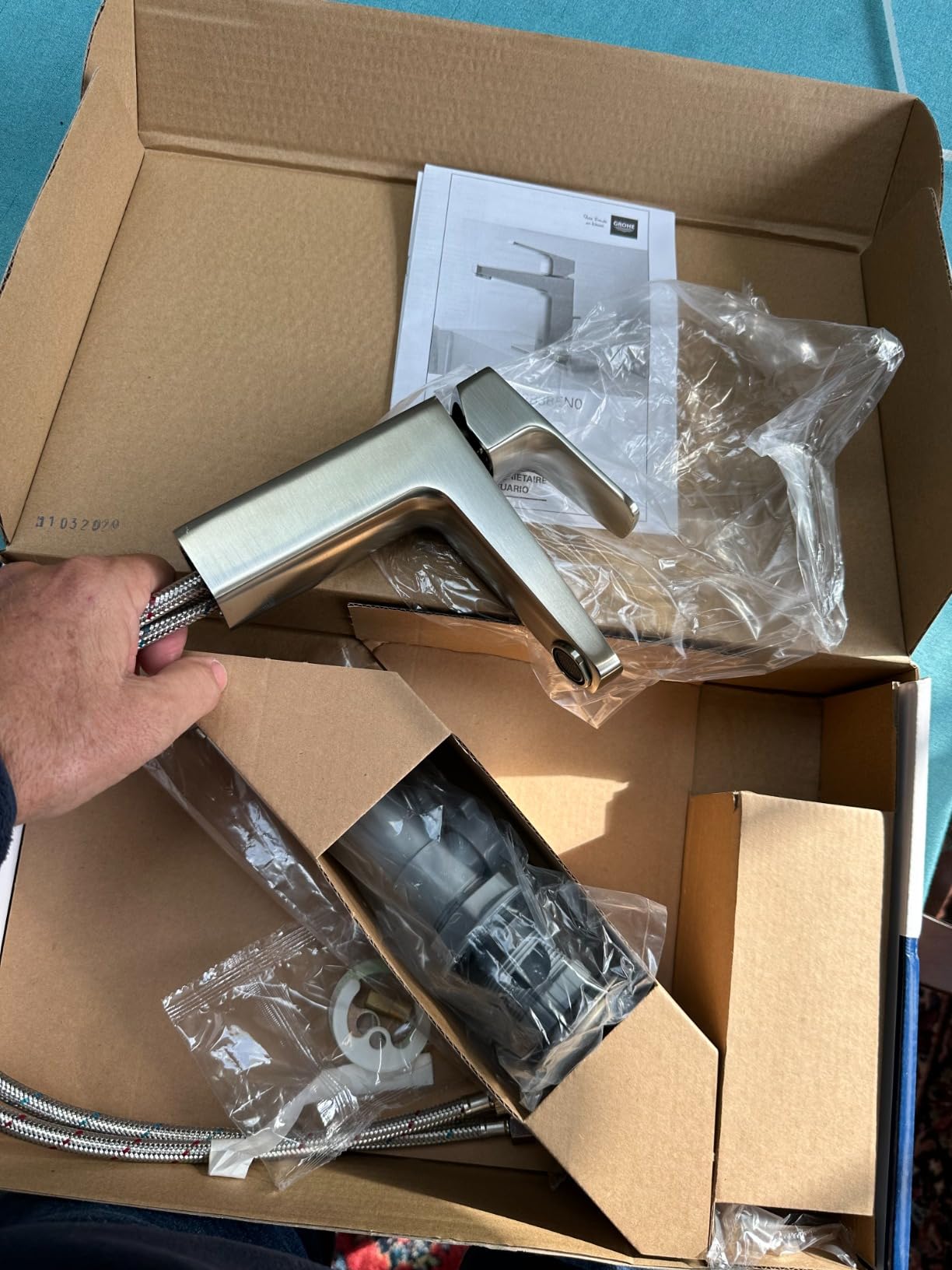 GROHE 23838000 Tallinn Single Hole Single-Handle Bathroom Faucet, 1.2 GPM, Chrome customer photo 1