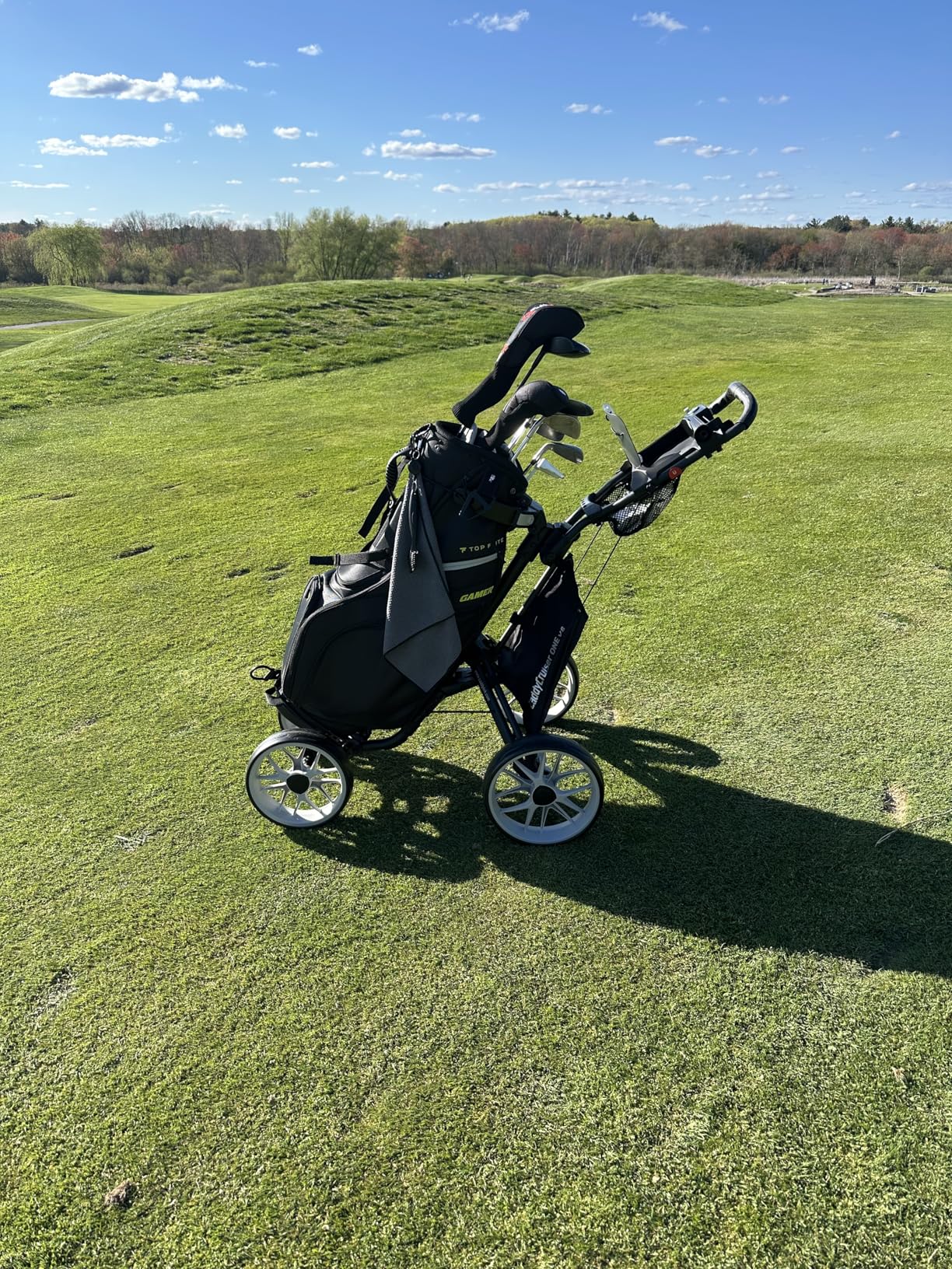 CaddyTek Golf Cruiser One V8 Push Cart customer photo 1