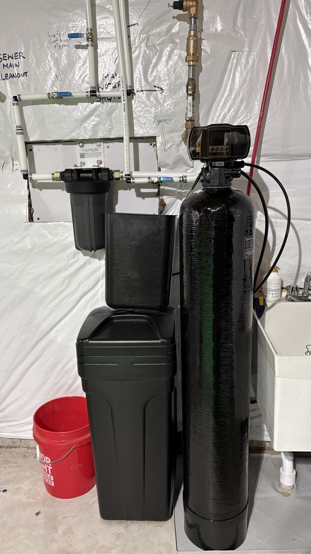 Aquasure Harmony Series 48,000 Grains Whole House Water Softener w/High Efficiency Digital Metered Control Head customer photo 2