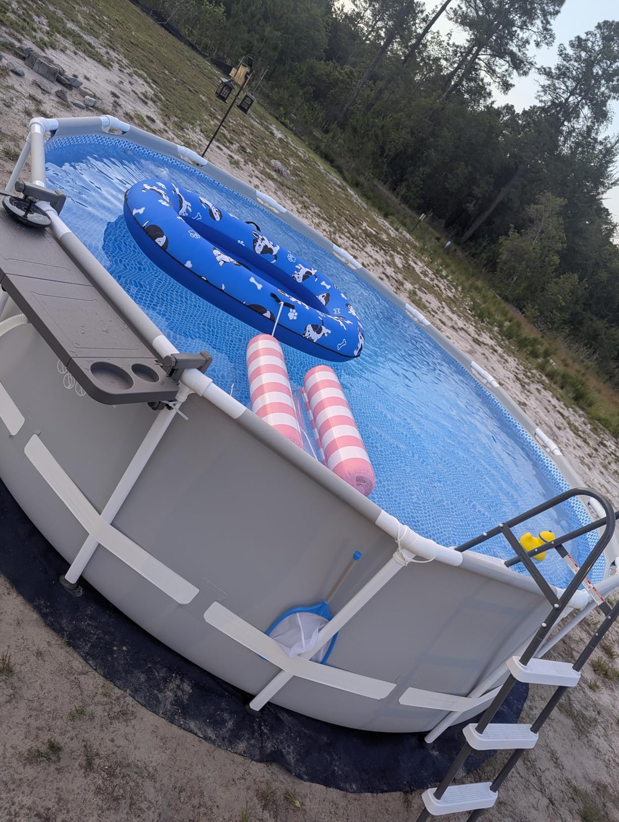 Intex 26719EH Prism Frame Premium Above Ground Swimming Pool Set: 14ft x 42in with 1000 GPH Cartridge Filter Pump customer photo 1